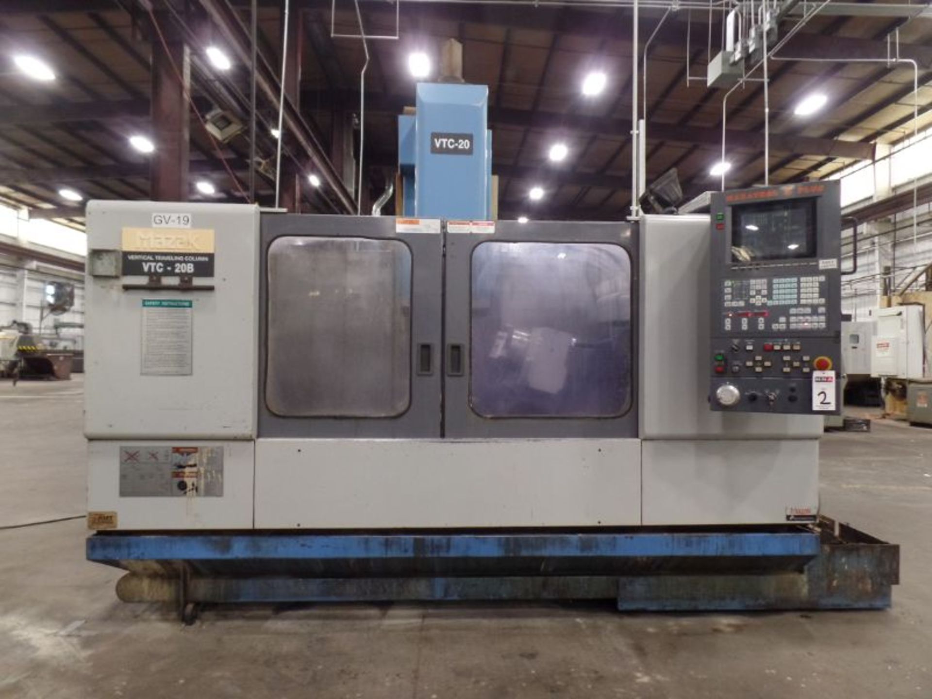 Mazak VTC20B, M-Plus Ctrl, 44”x 20”x 20” Travels *Rotary Table Sold Separate*