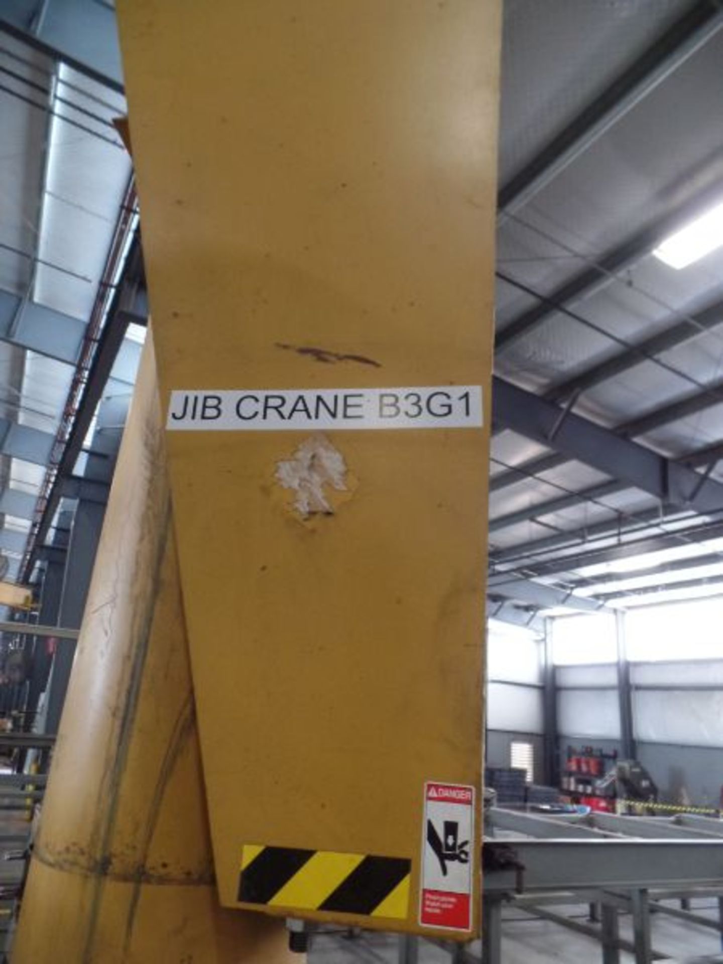1 Ton Gorbel Jib Crane RM Loadmate 1 Ton Hoist - Image 3 of 4