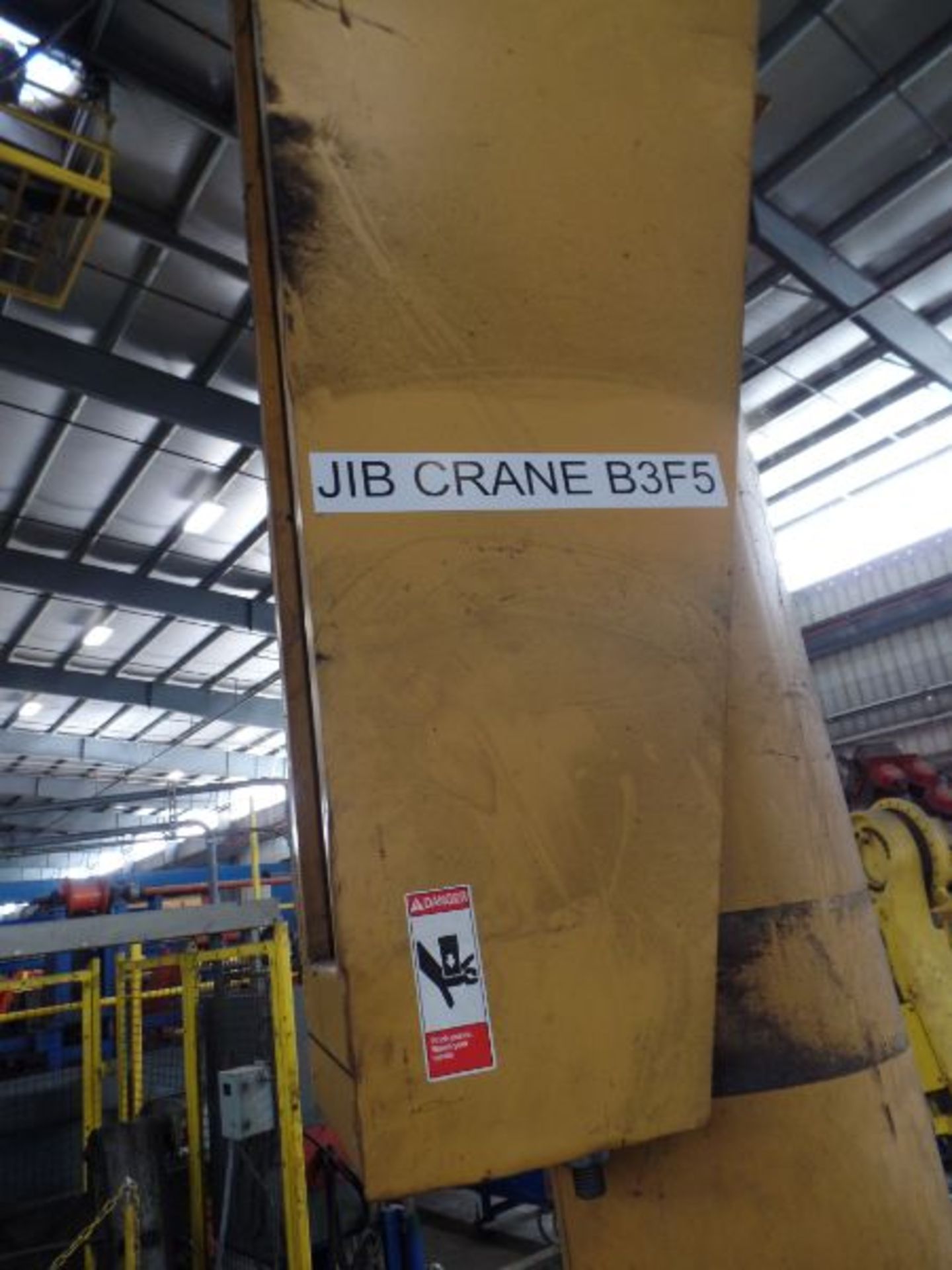 1 Ton Gorbel Jib Crane RM Loadmate 1 Ton Hoist - Image 4 of 5