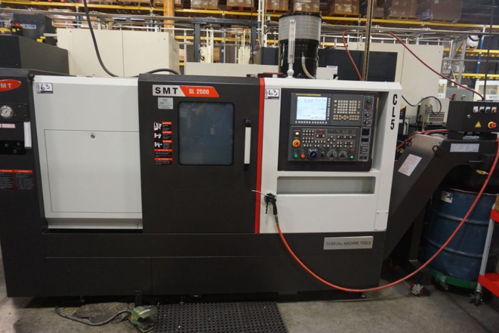 Samsung SL2500 CNC Lathe, Fanuc 0i-TC Control, New 2016