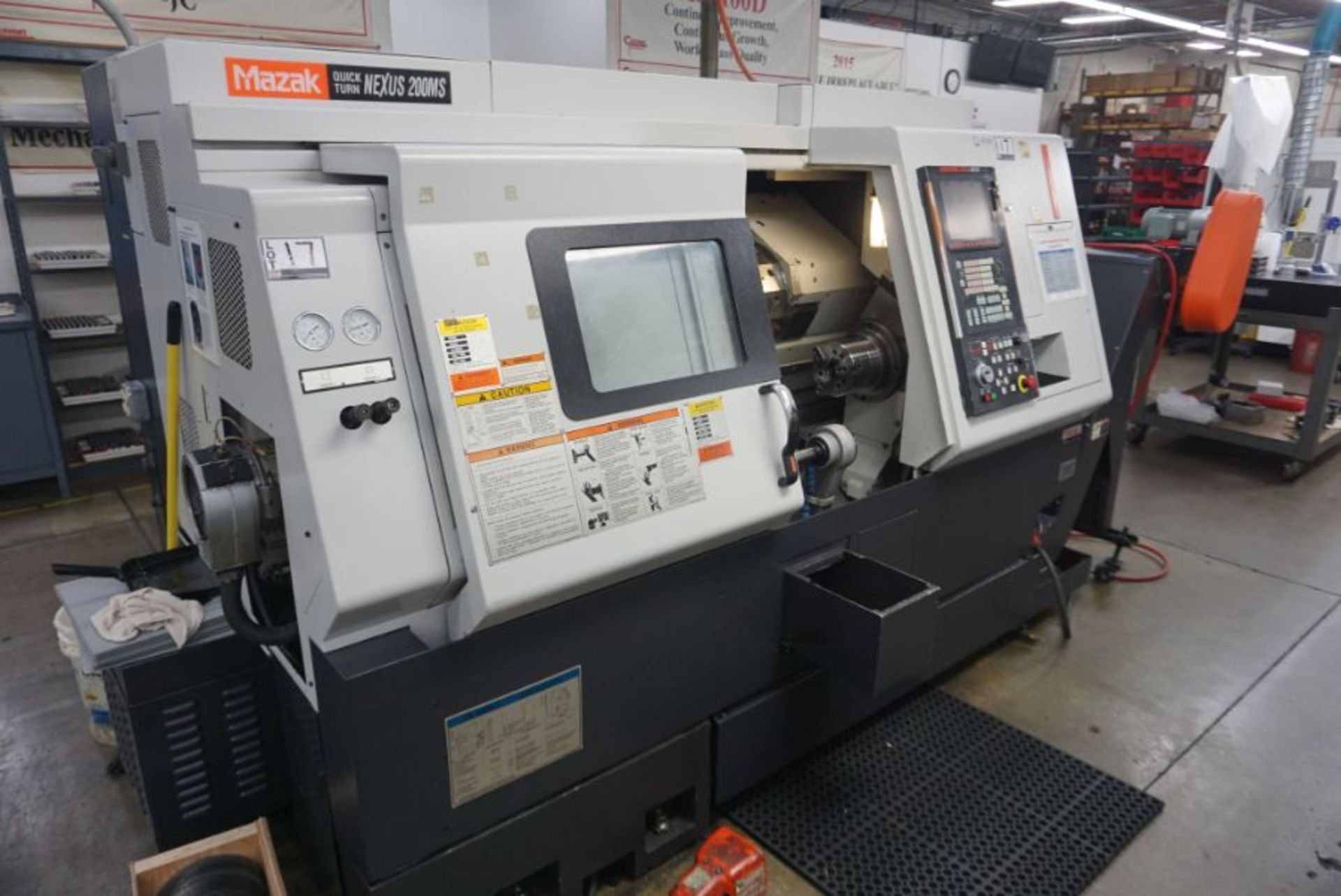 Mazak QTN-200MS CNC Turning Center, Mazatrol 640T Nexus control, New 2005 - Image 3 of 8