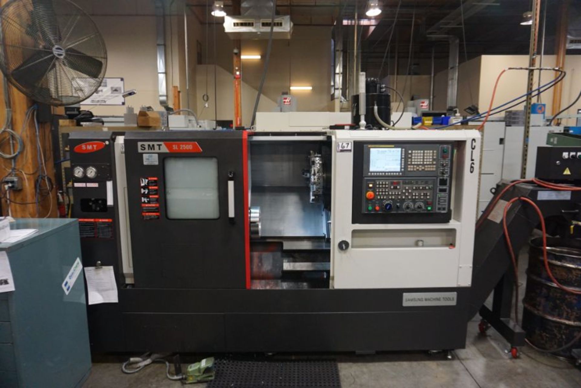 Samsung SL2500 CNC Lathe, Fanuc 0i-TC Control, New 2016 - Image 2 of 7