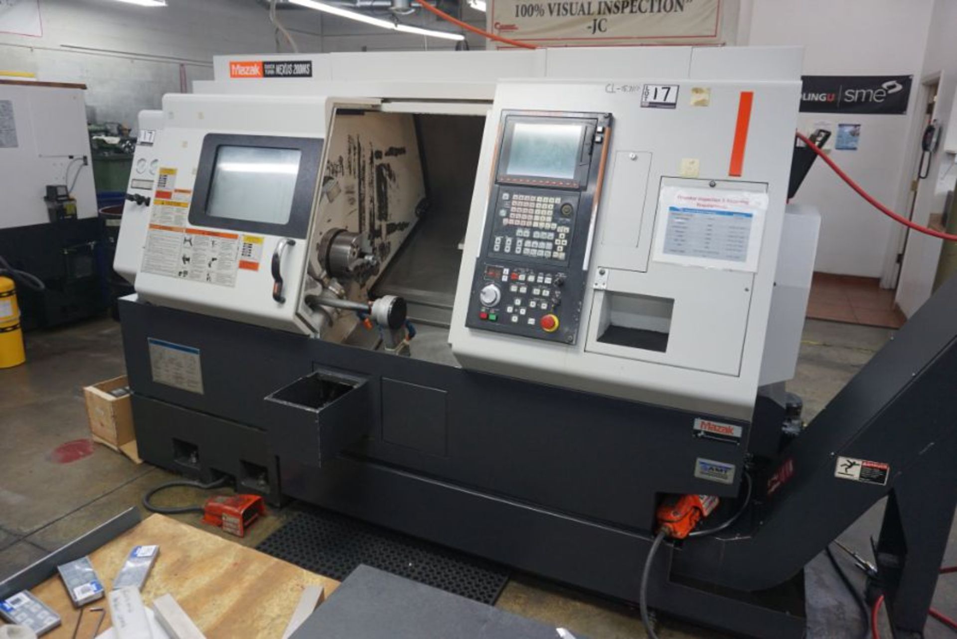 Mazak QTN-200MS CNC Turning Center, Mazatrol 640T Nexus control, New 2005 - Image 2 of 8