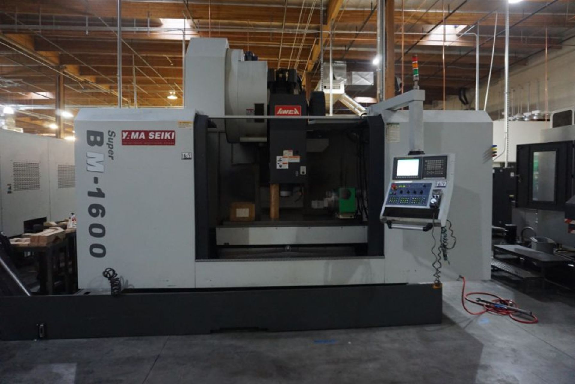 Yama Seiki Super BM-1600 Vertical Machining Center, Fanuc Oi-MD Control, New 2012 - Image 2 of 4