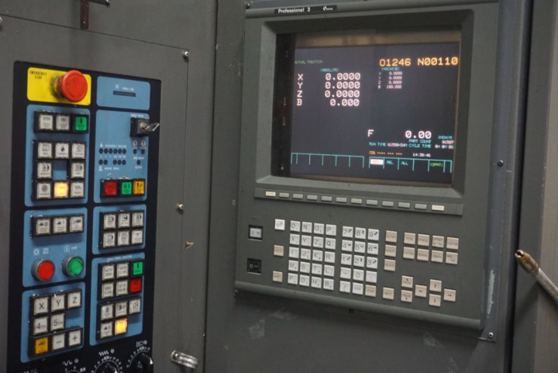 Makino MC98-A120 4-Axis Horizontal Machining Center, Fanuc 16 Pro 3 Control, New 1992 - Image 5 of 6