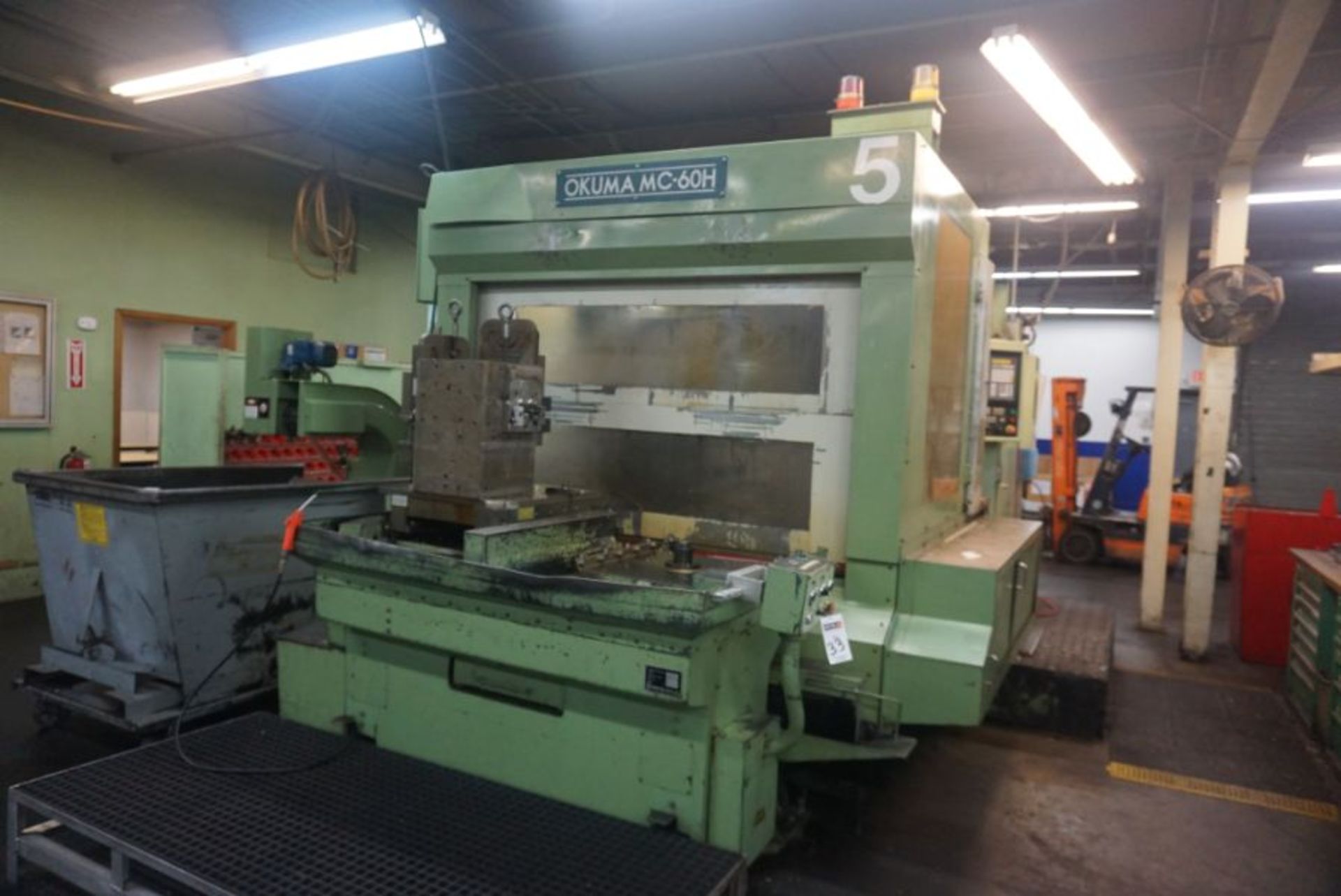 Okuma 60H 4-Axis Horizontal Machining Center, OSP 5000M-G Control, New 1987 - Image 3 of 6