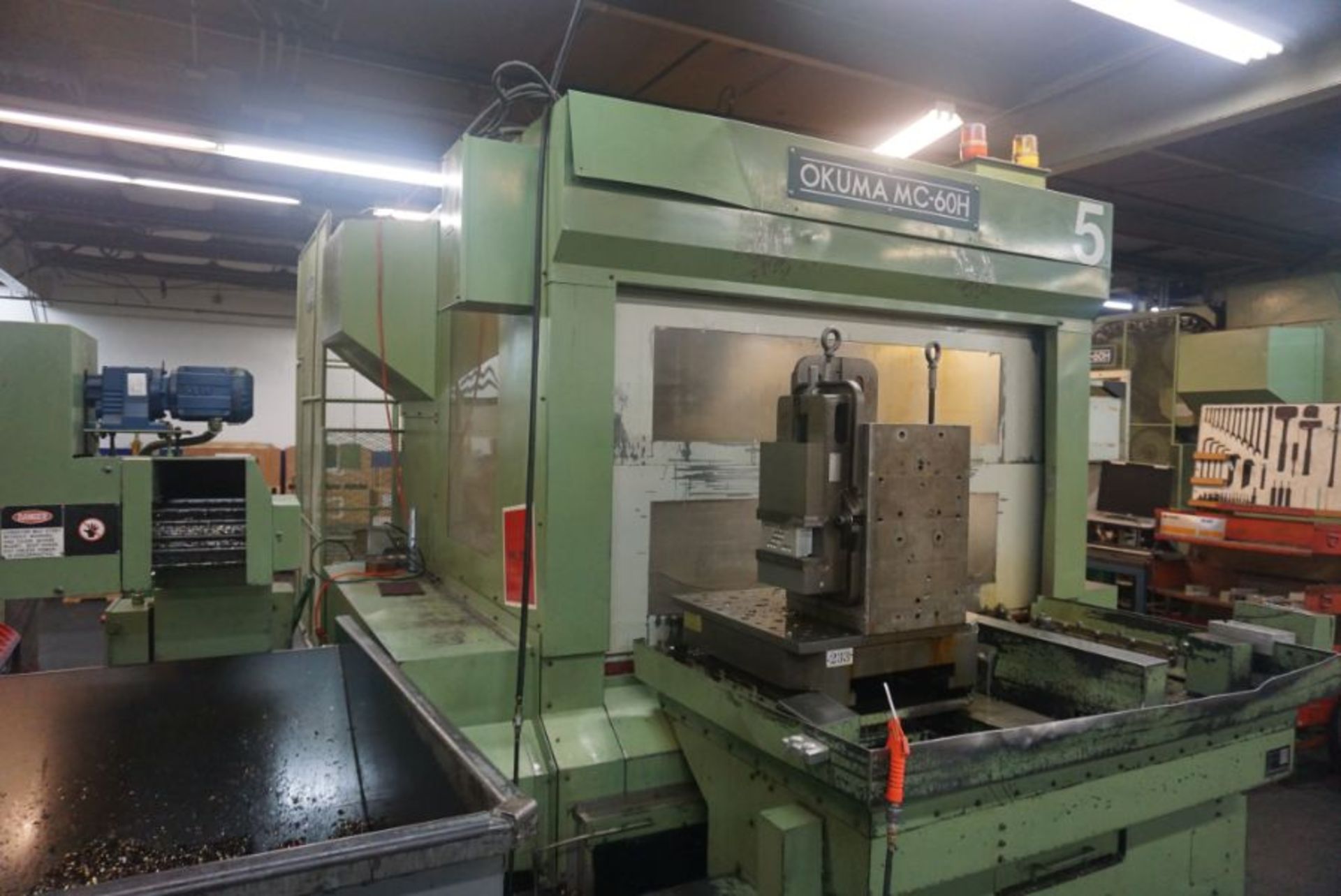 Okuma 60H 4-Axis Horizontal Machining Center, OSP 5000M-G Control, New 1987 - Image 2 of 6