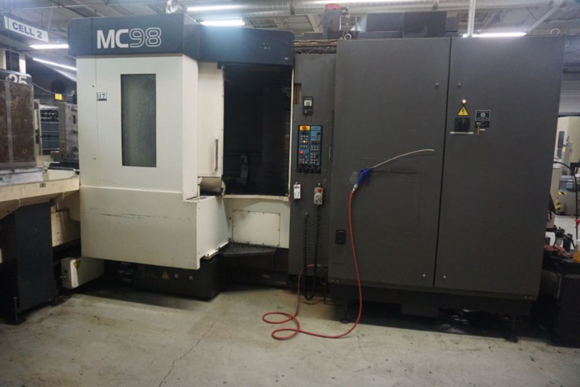 Makino MC98-A120 4-Axis Horizontal Machining Center, Fanuc 16 Pro 3 Control, New 1991