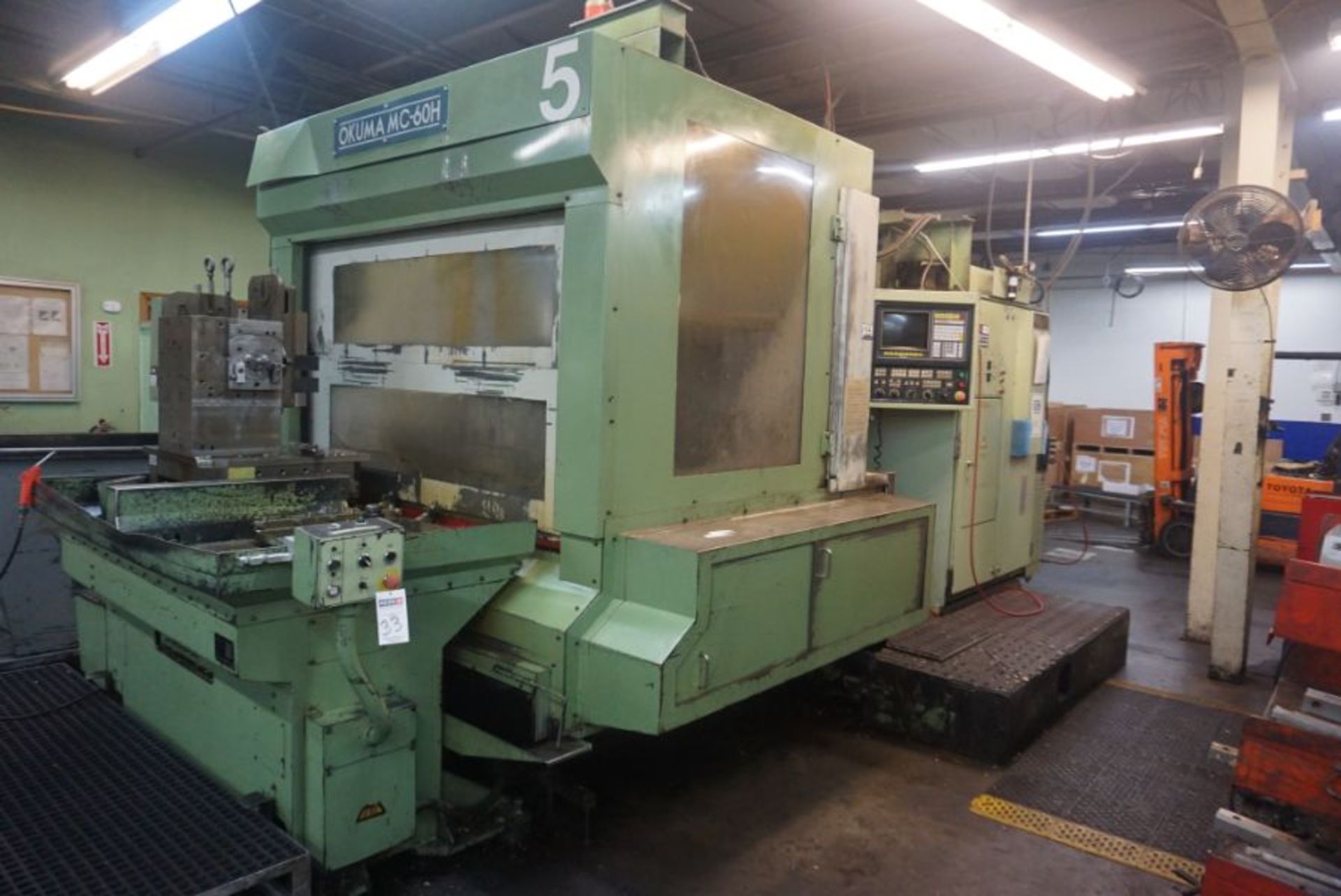 Okuma 60H 4-Axis Horizontal Machining Center, OSP 5000M-G Control, New 1987