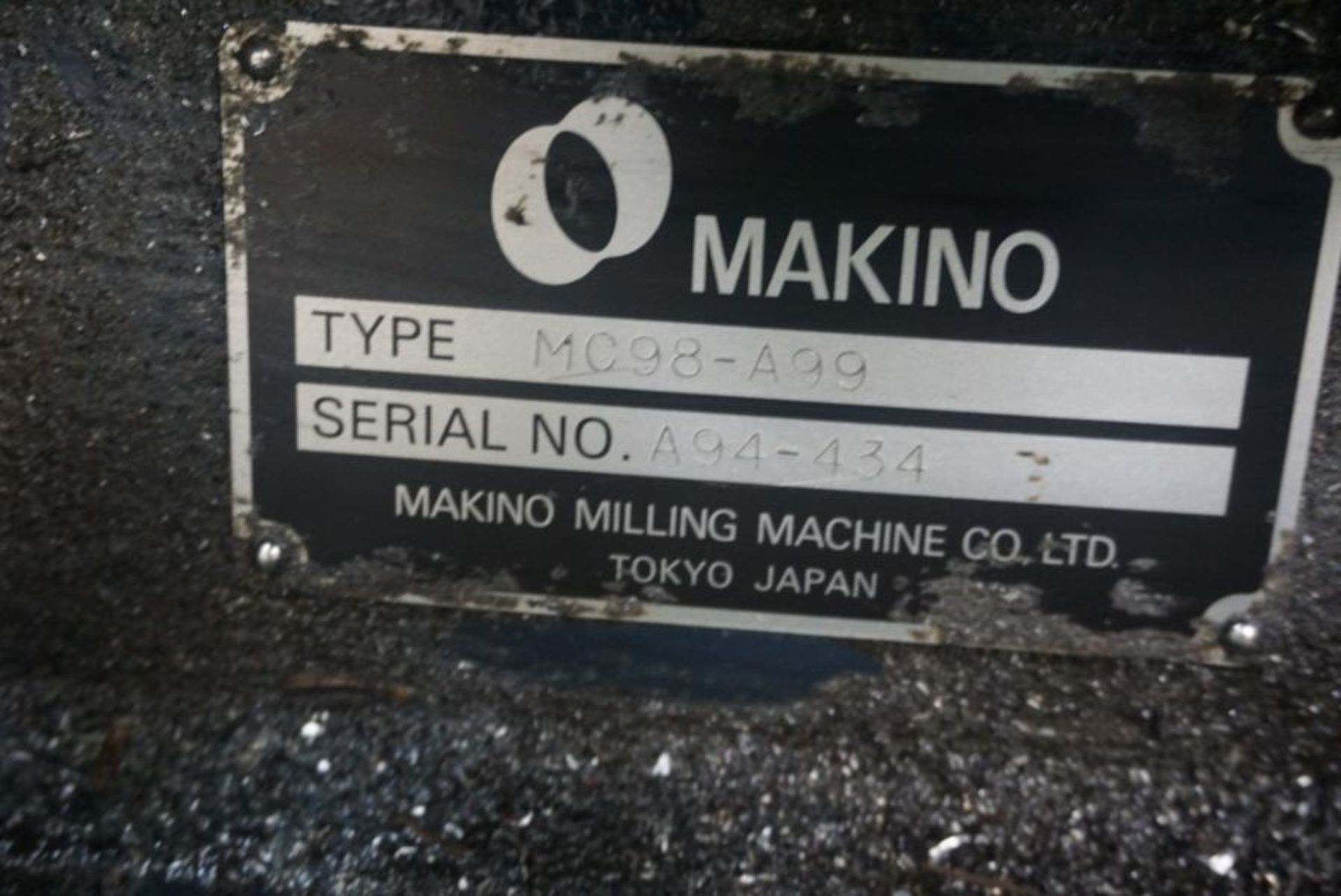 Makino MC98-A99 4-Axis Horizontal Machining Center, Fanuc 16 Pro 3 Control, New 1991 - Image 8 of 8