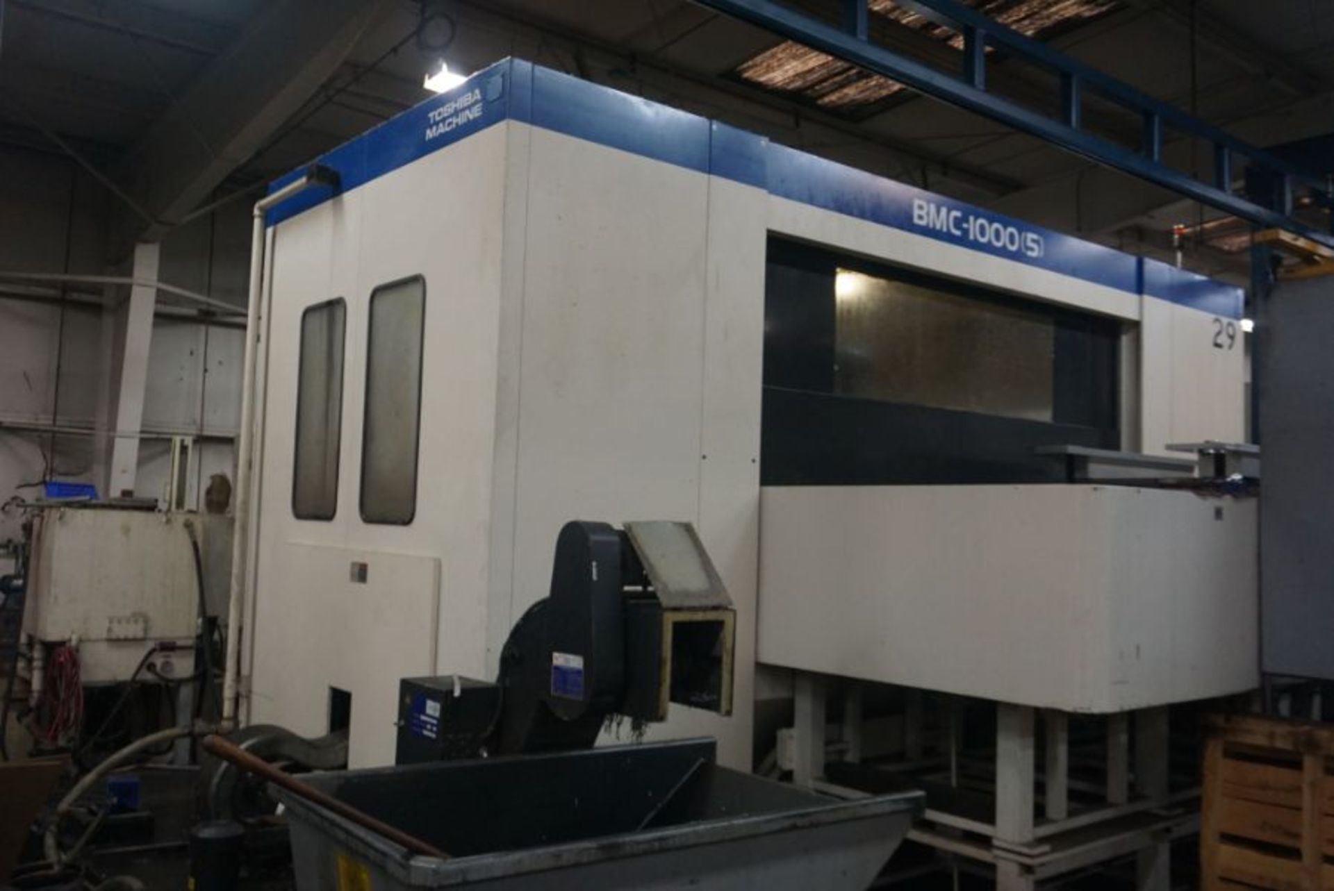 Toshiba BMC-1000(5) 5-Axis Horizontal Machining Center, Tosnuc 888 Control, New 2001