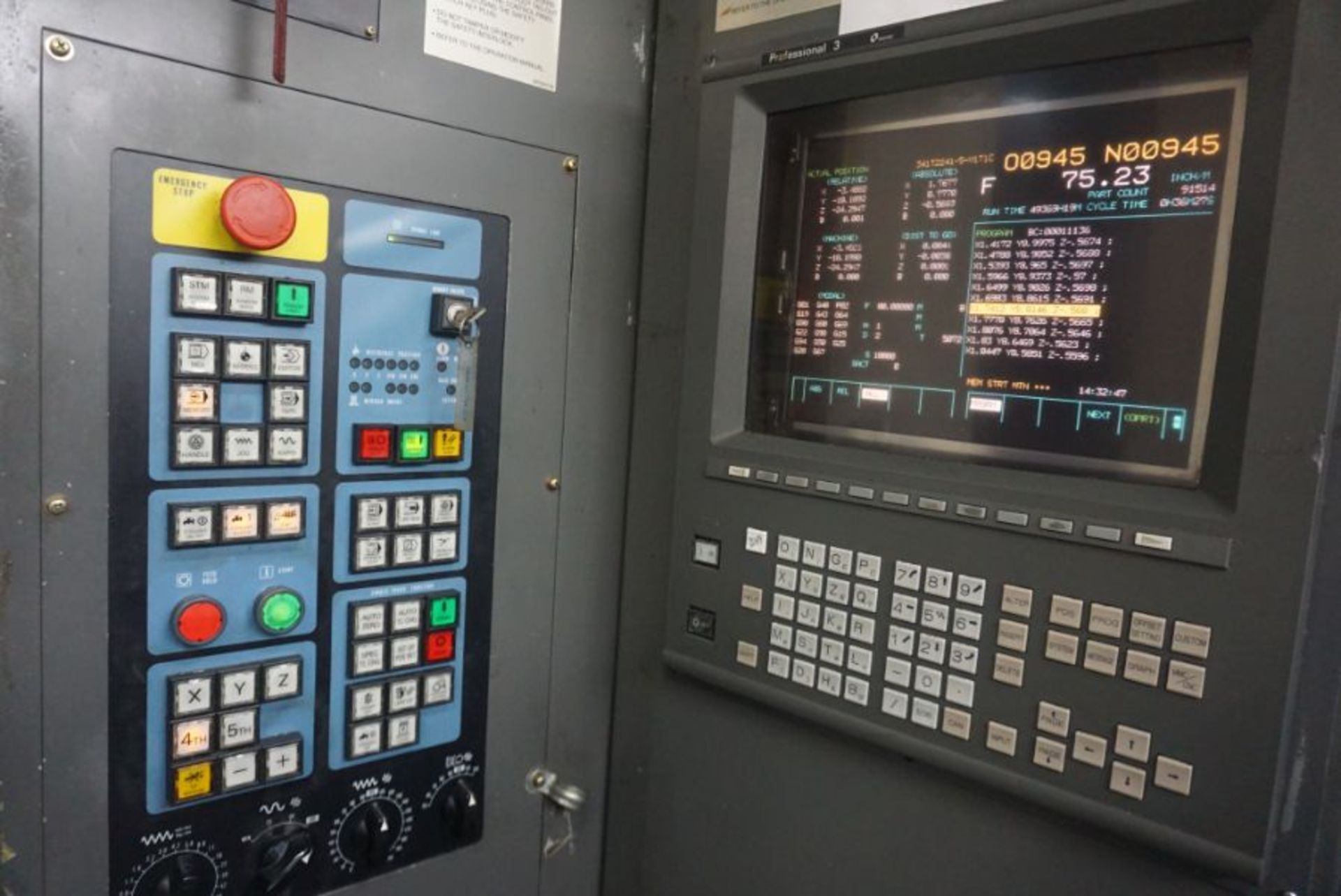 Makino MC98-A120 4-Axis Horizontal Machining Center, Fanuc 16 Pro 3 Control, New 1992 - Image 3 of 6