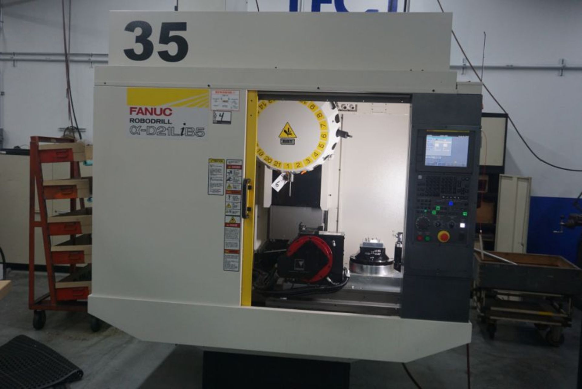 Fanuc Robodrill D21LiB5 5-Axis Vertical Machining Center, New 2018 *with Lots 5 & 6*