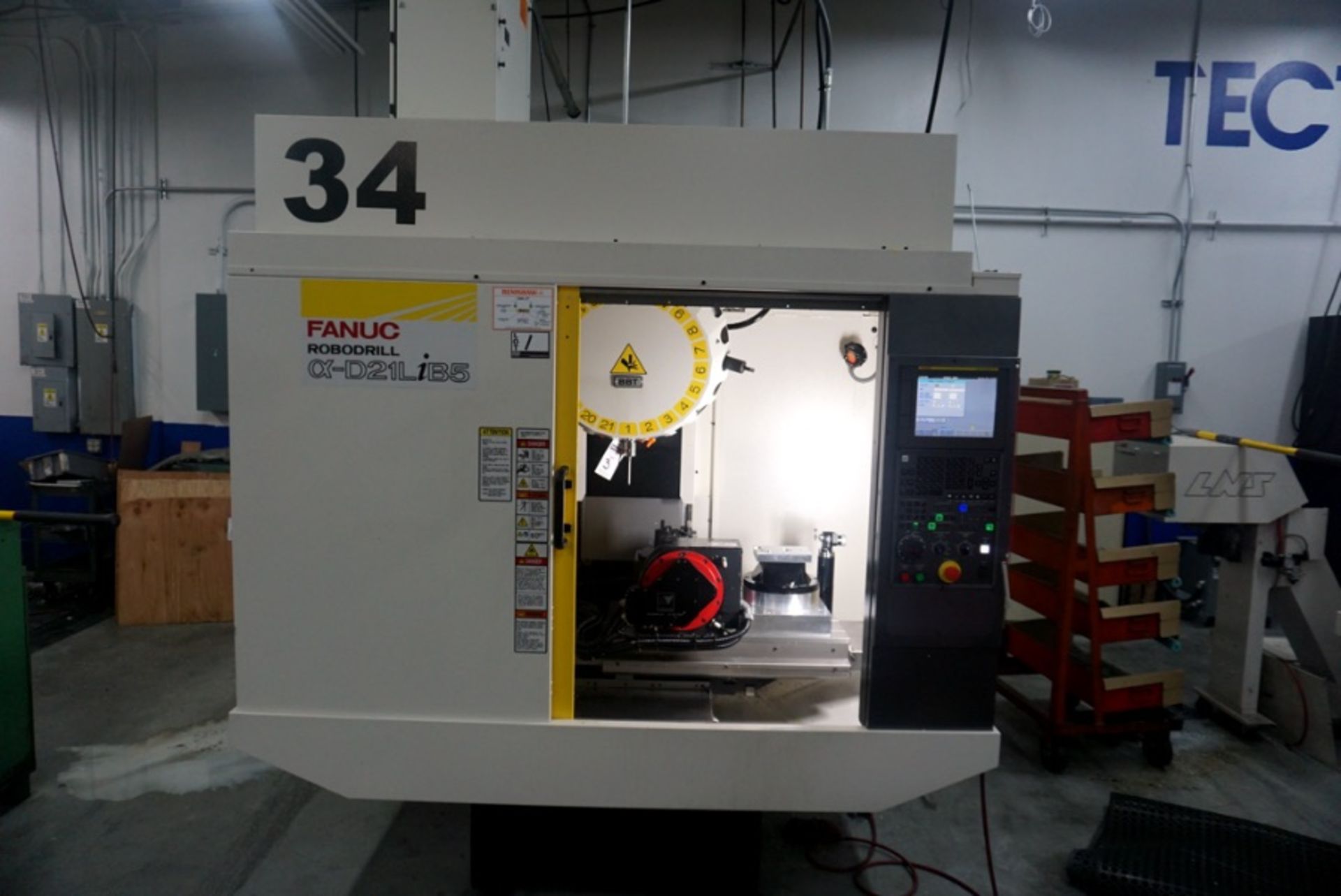 Fanuc Robodrill D21LiB5 5-Axis Ready Vertical Machining Center, Fanuc 31i-B5 Control, New 2018