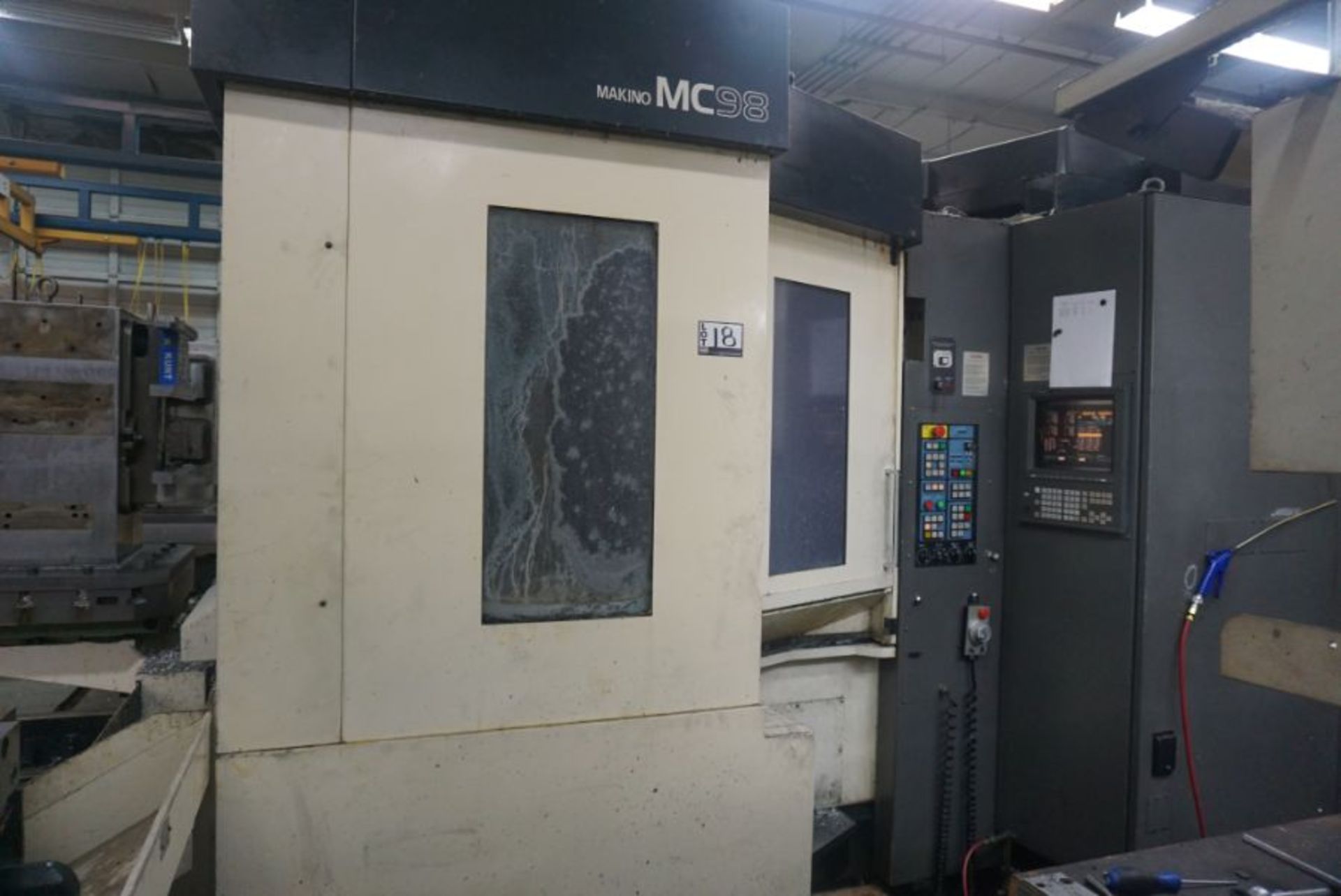 Makino MC98-A120 4-Axis Horizontal Machining Center, Fanuc 16 Pro 3 Control, New 1992