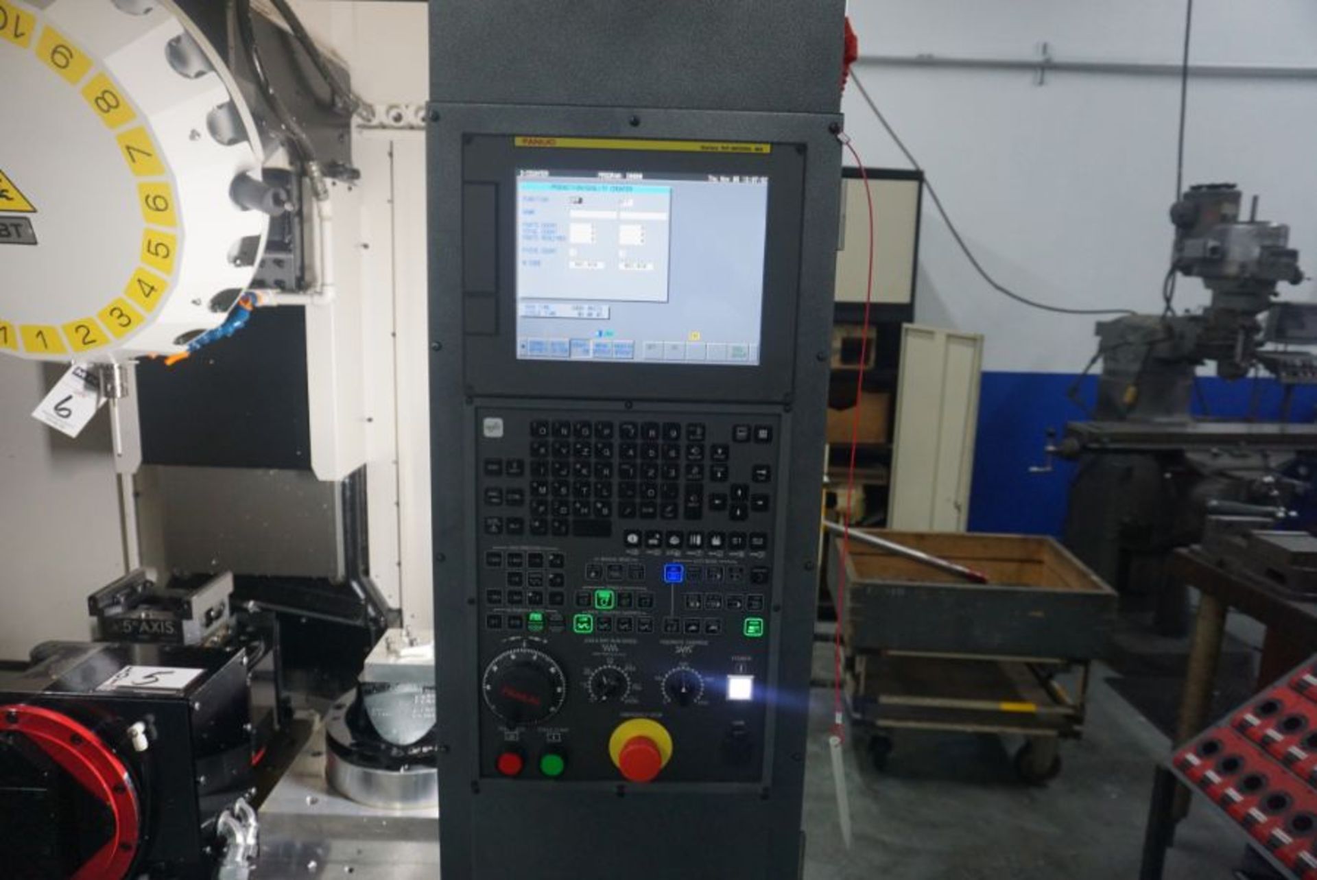 Fanuc Robodrill D21LiB5 5-Axis Vertical Machining Center, New 2018 *with Lots 5 & 6* - Image 5 of 10