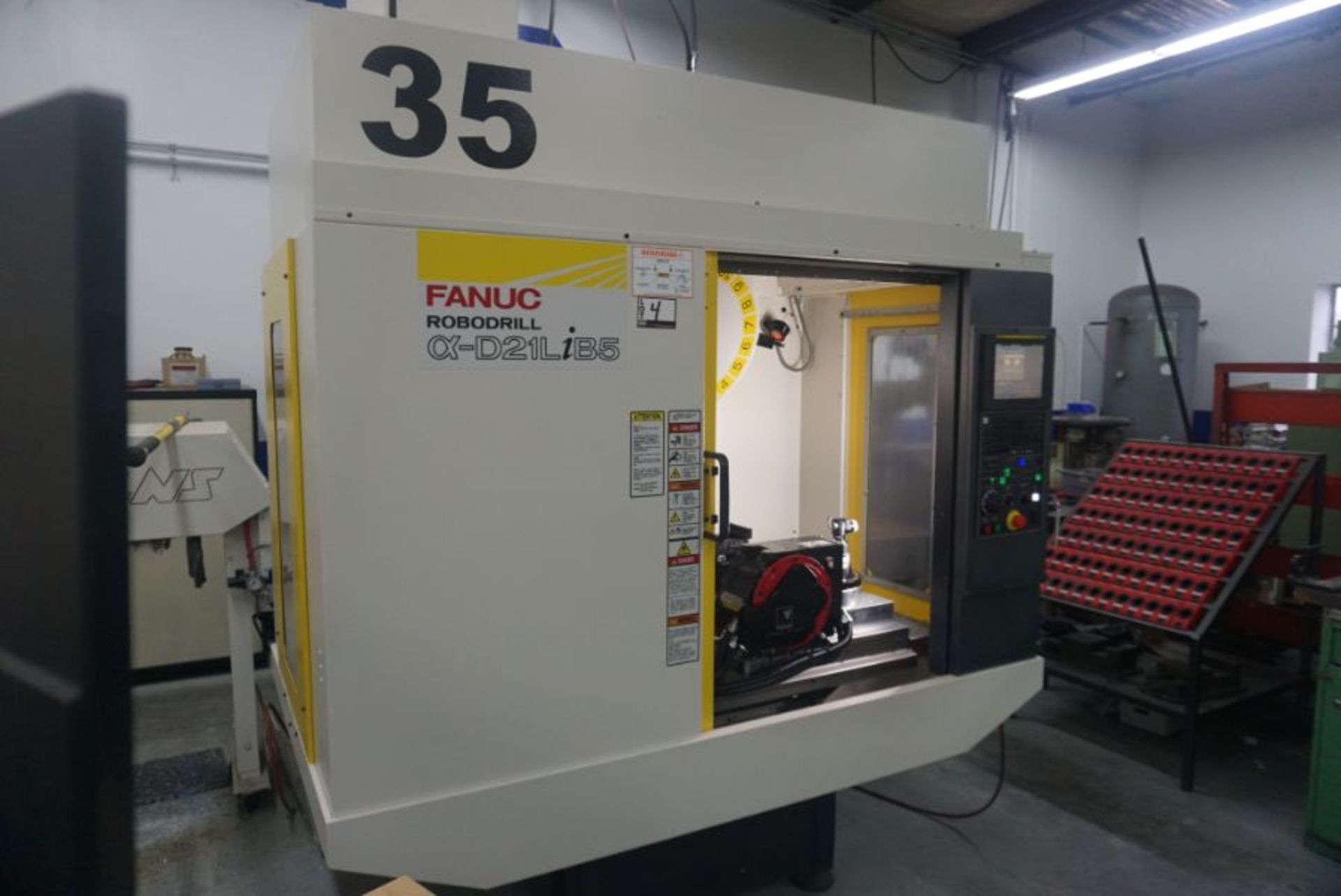 Fanuc Robodrill D21LiB5 5-Axis Vertical Machining Center, New 2018 *with Lots 5 & 6* - Image 2 of 10