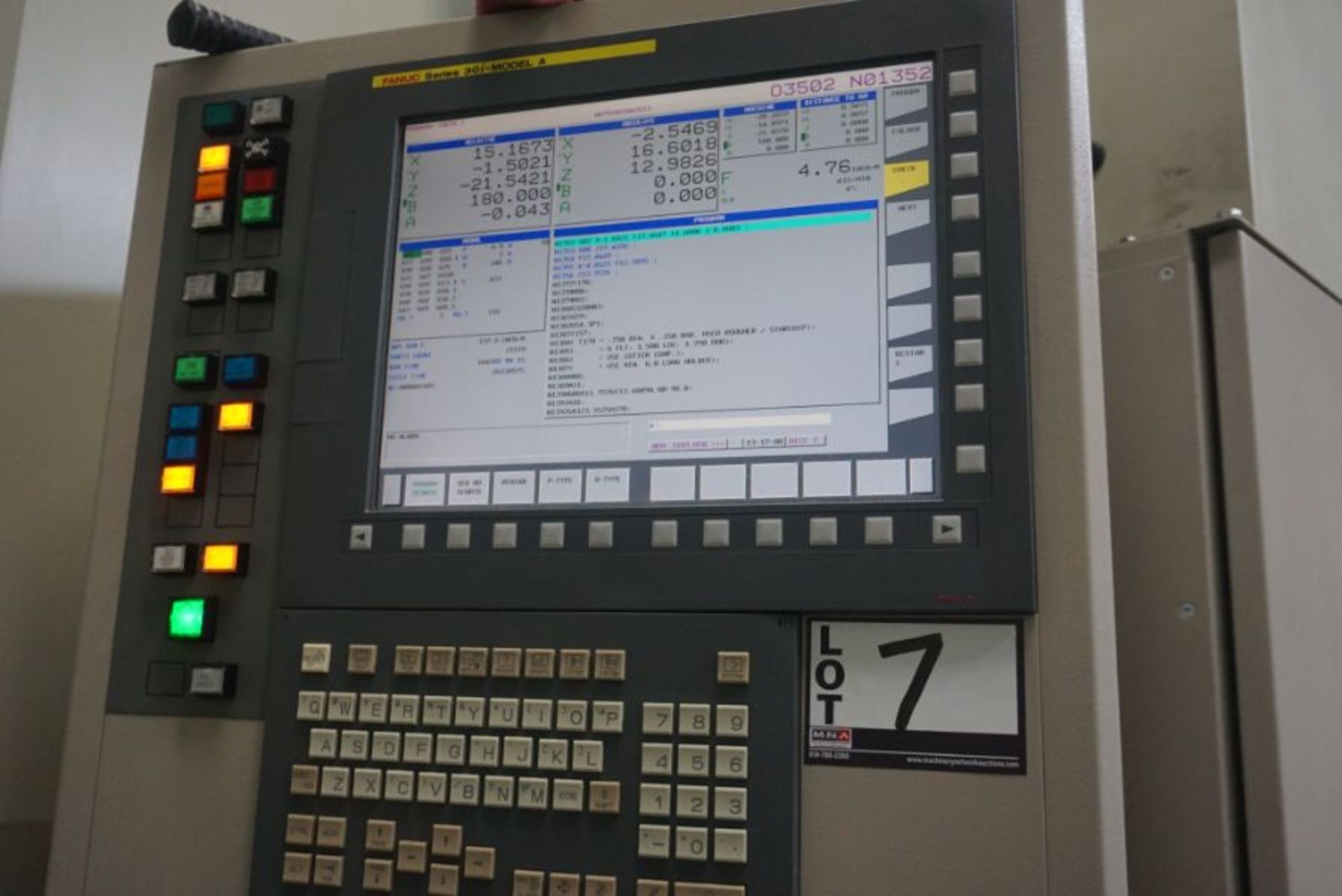 Mitsui Seiki HU63A-5X 5-Axis Horizontal Machining Center, Fanuc 30i Model A Control, New 2012 - Image 5 of 7