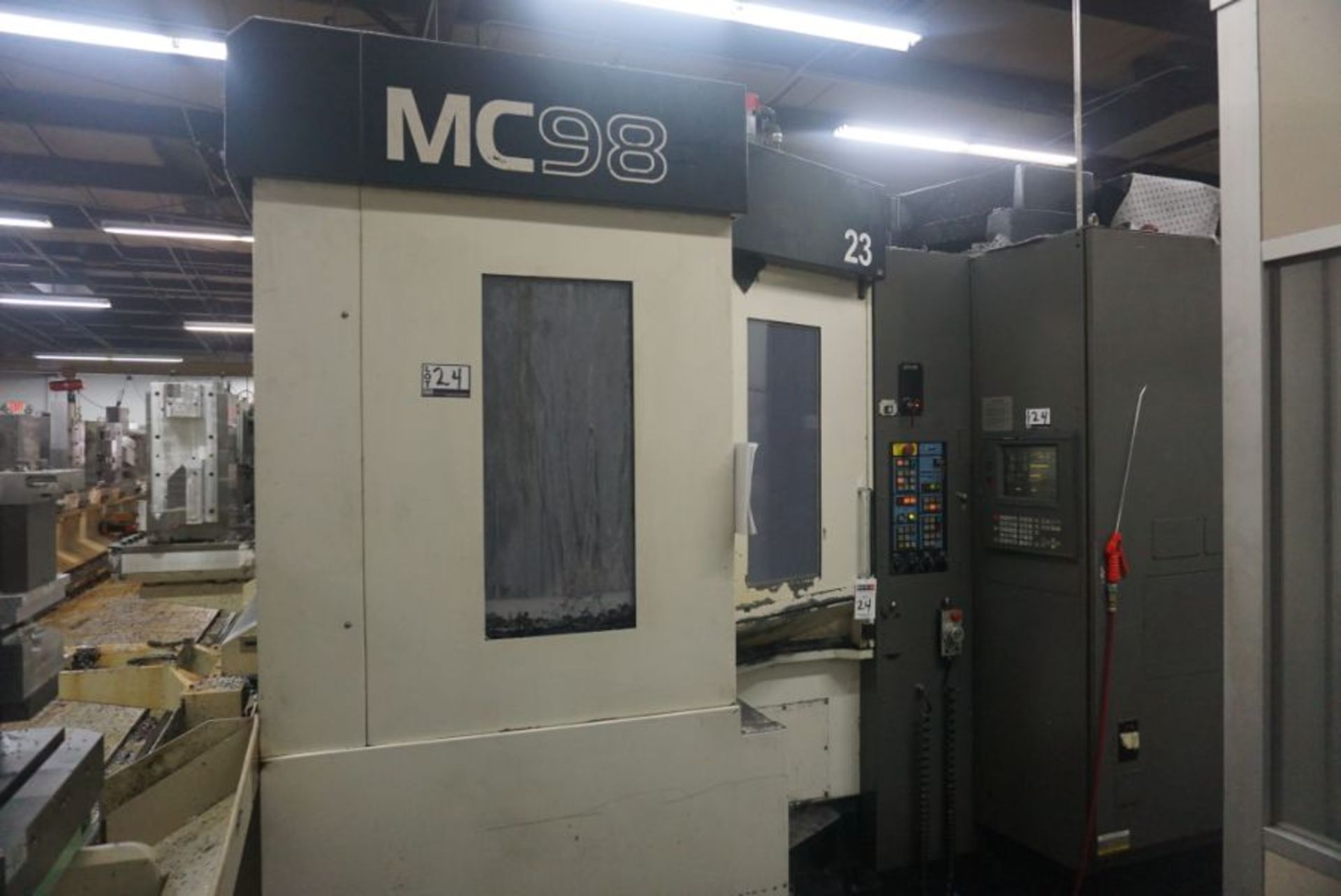 Makino MC98-A120 4-Axis Horizontal Machining Center, Fanuc 16 Pro 3 Control