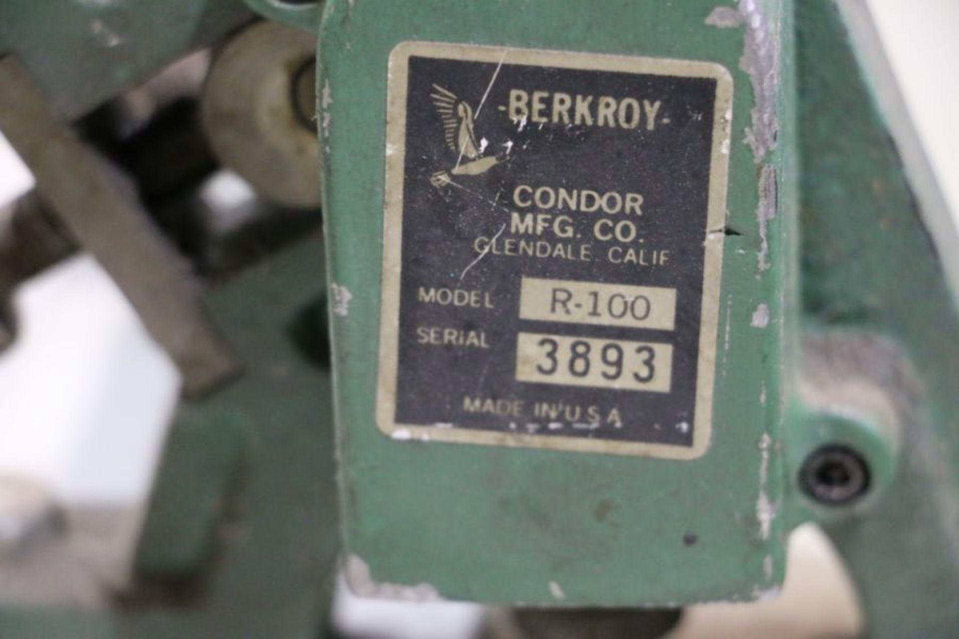 Berkroy R-100 Manual Bending Roll - Image 3 of 3