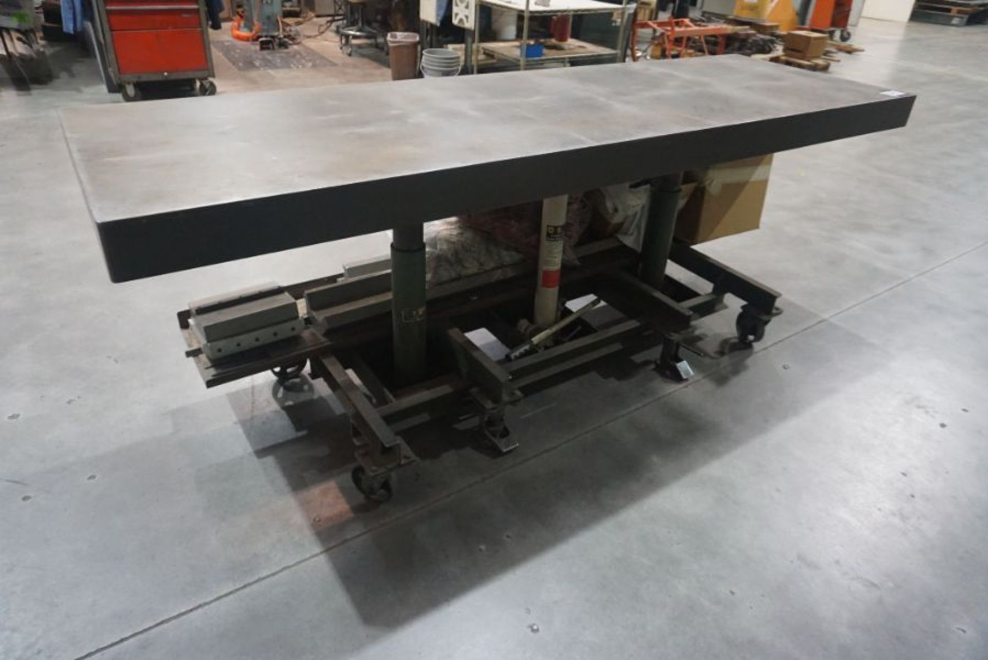 Lexco 30" x 96" Hydraulic Sheet Metal Table