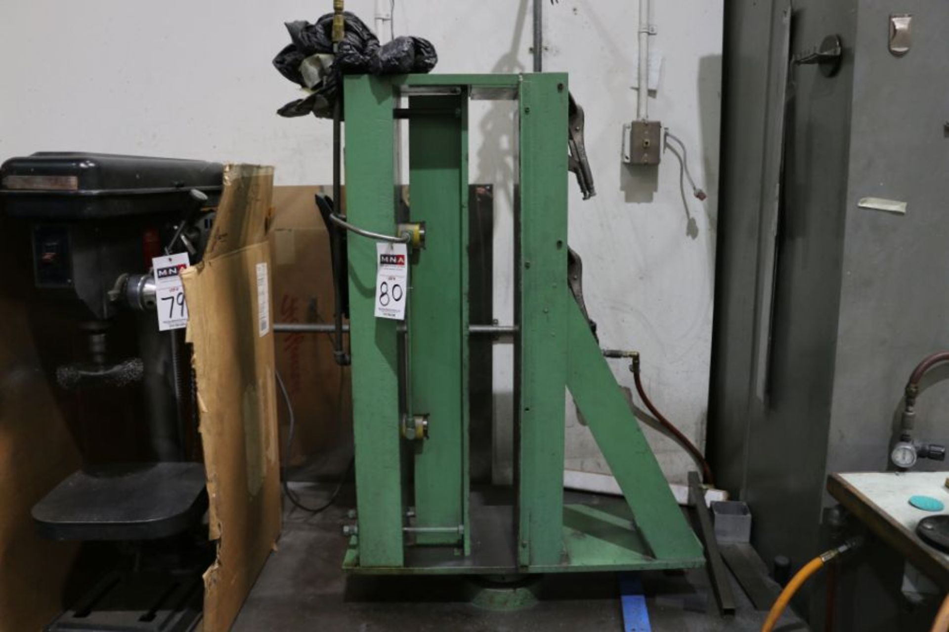 Hydraulic Straightening Press with Enerpac Hydraulic Pump