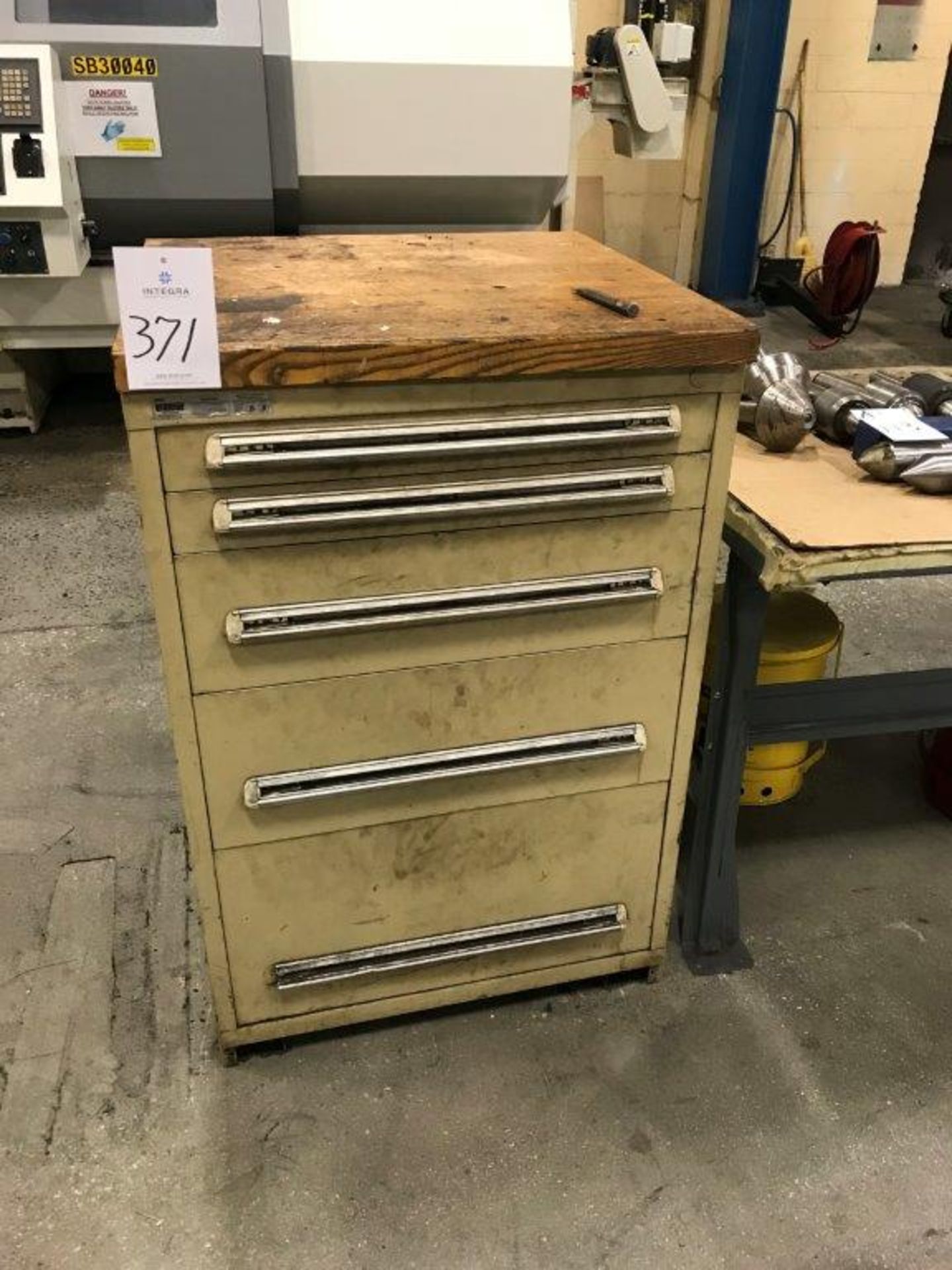 Vidmar (5) Drawer Cabinet with Contents of Misc. Tooling, 30" x 28" x 46" Tall