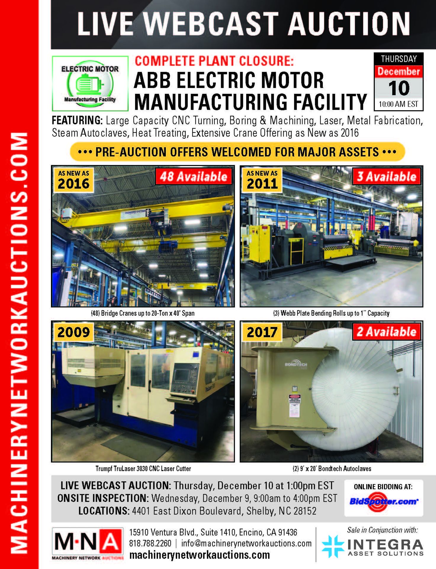 Plant Closure: ABB Electric Motor Manufacturing Facility