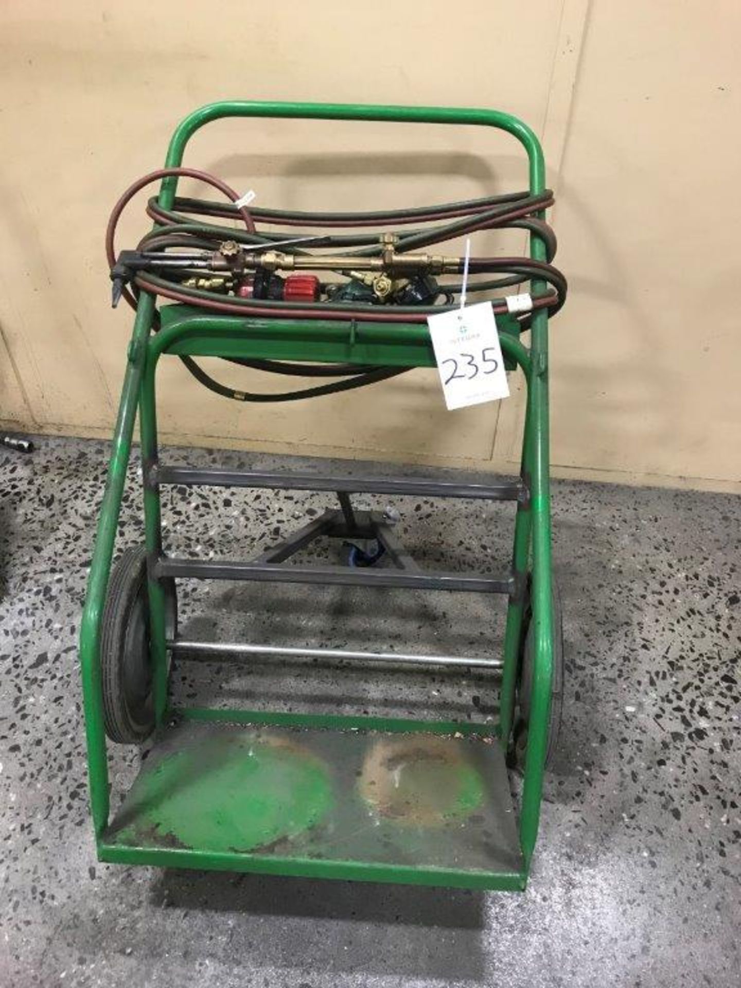 Three Wheel Torch Cart With Regulator and Torch Wand