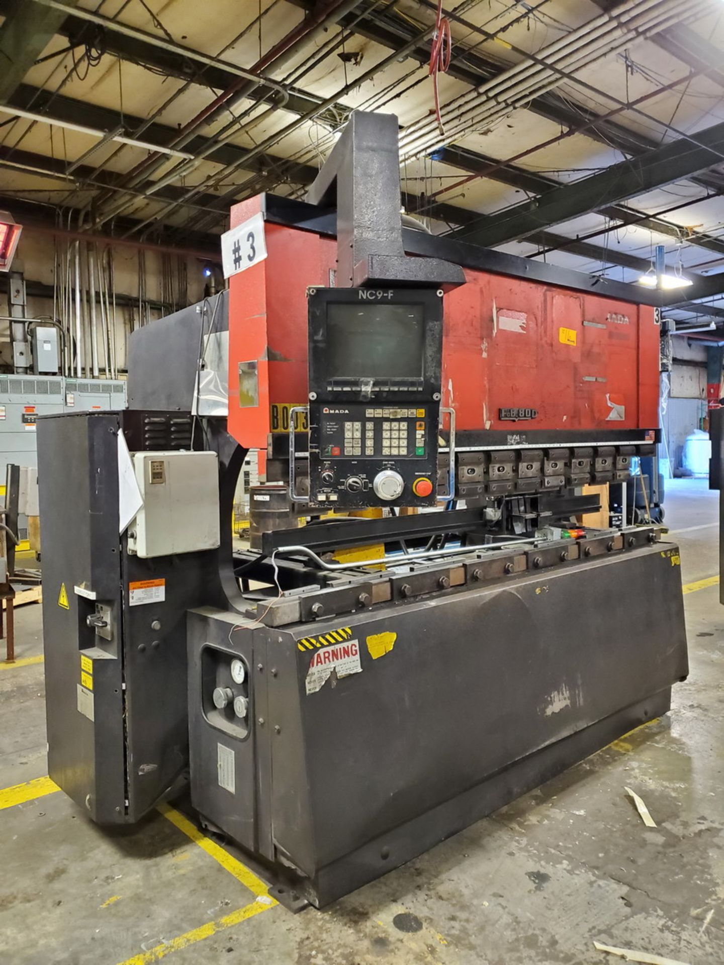 1992 Amada Fab 80D CNC Press Brake - Image 2 of 7