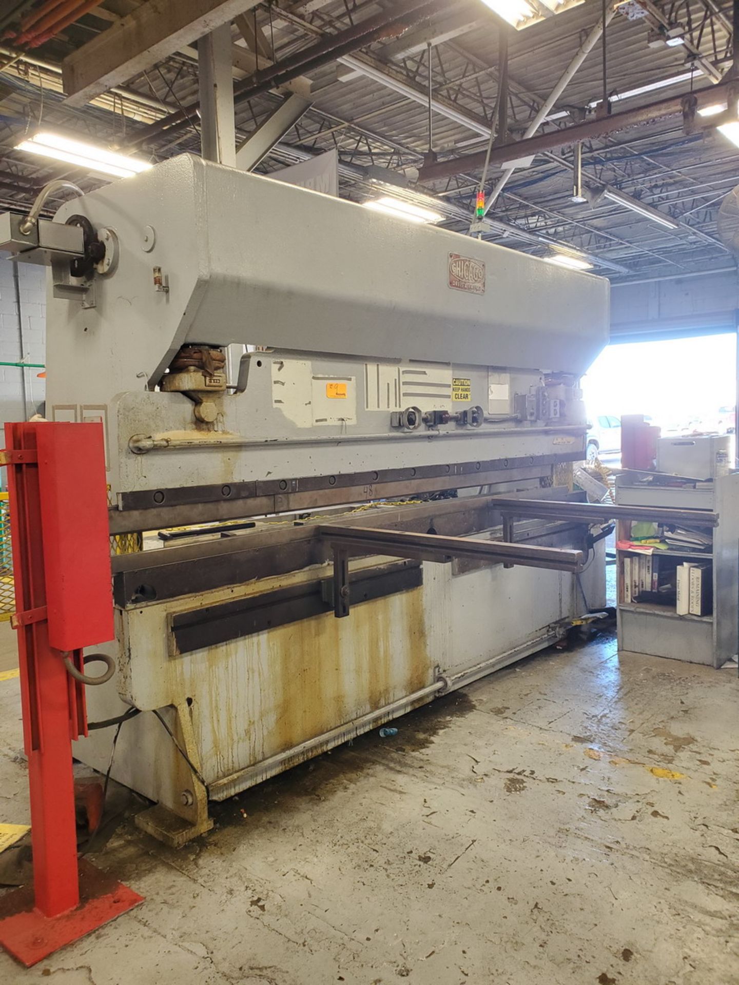 Chicago 10' Mechanical Press Brake - Image 7 of 10