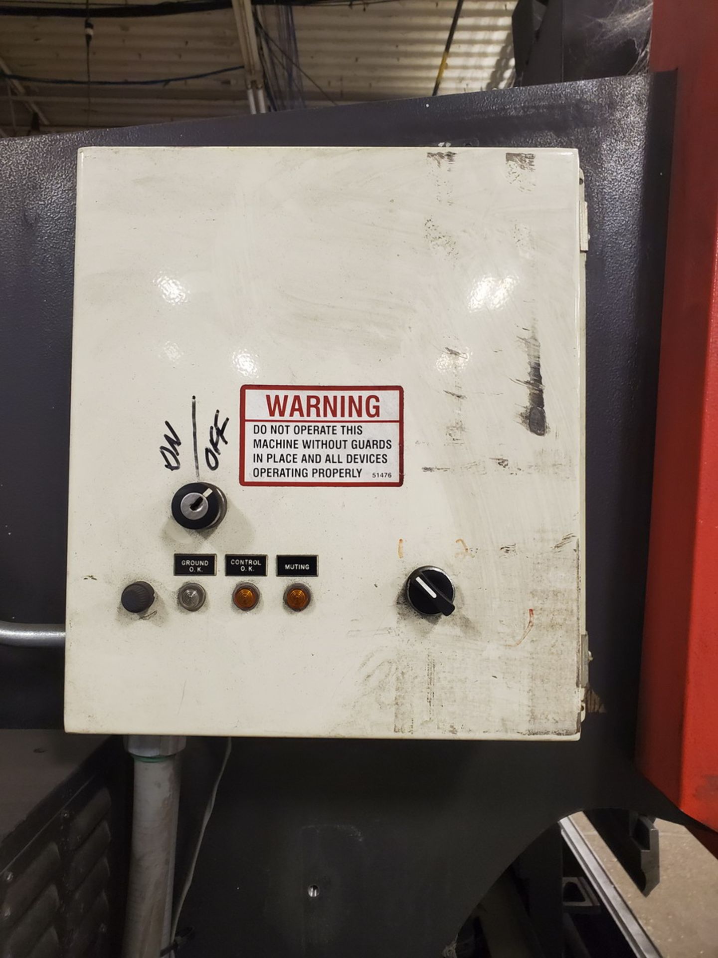 1993 Amada Fab 100D CNC Press Brake - Image 9 of 11