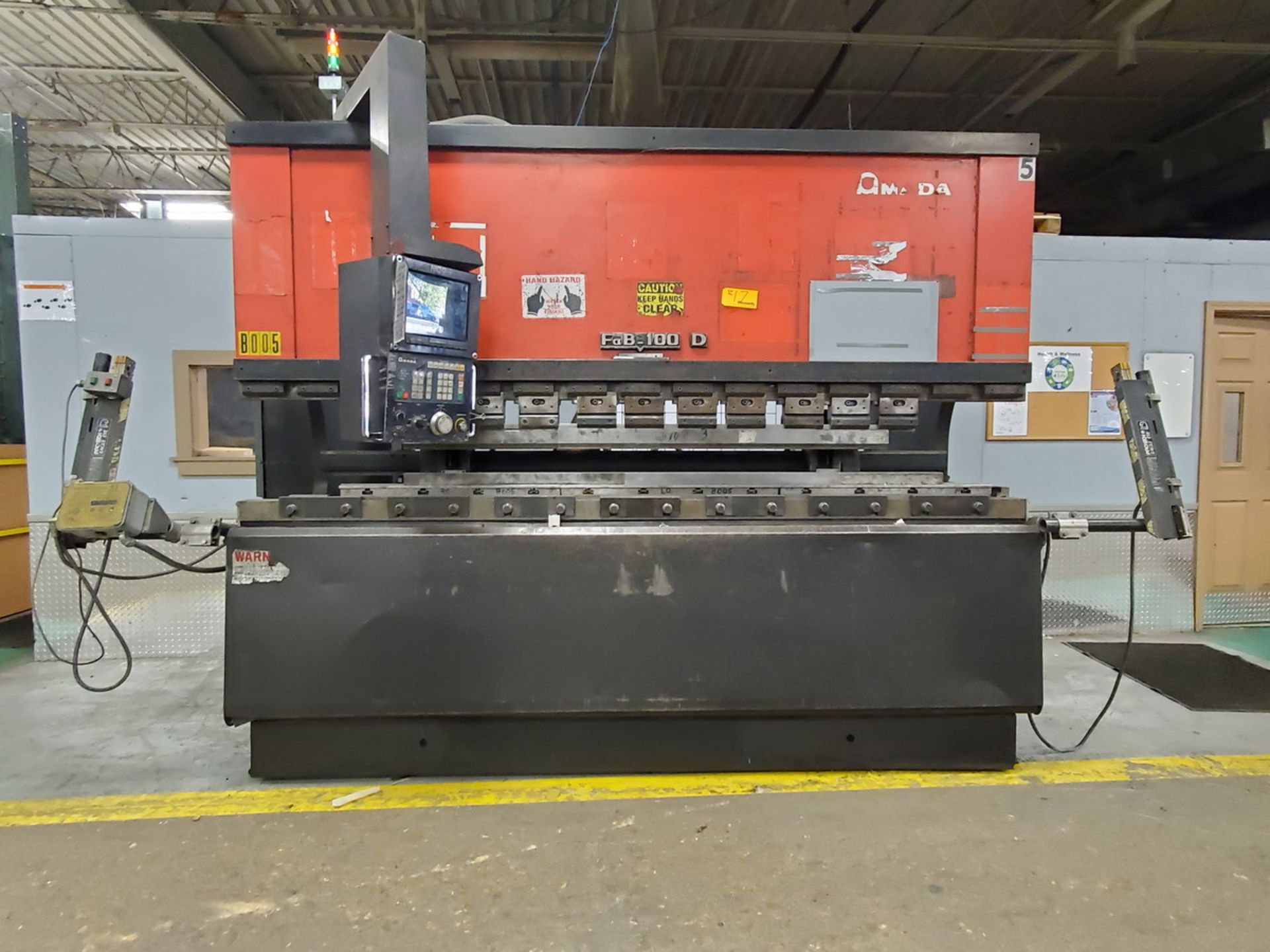 1993 Amada Fab 100D CNC Press Brake - Image 4 of 11