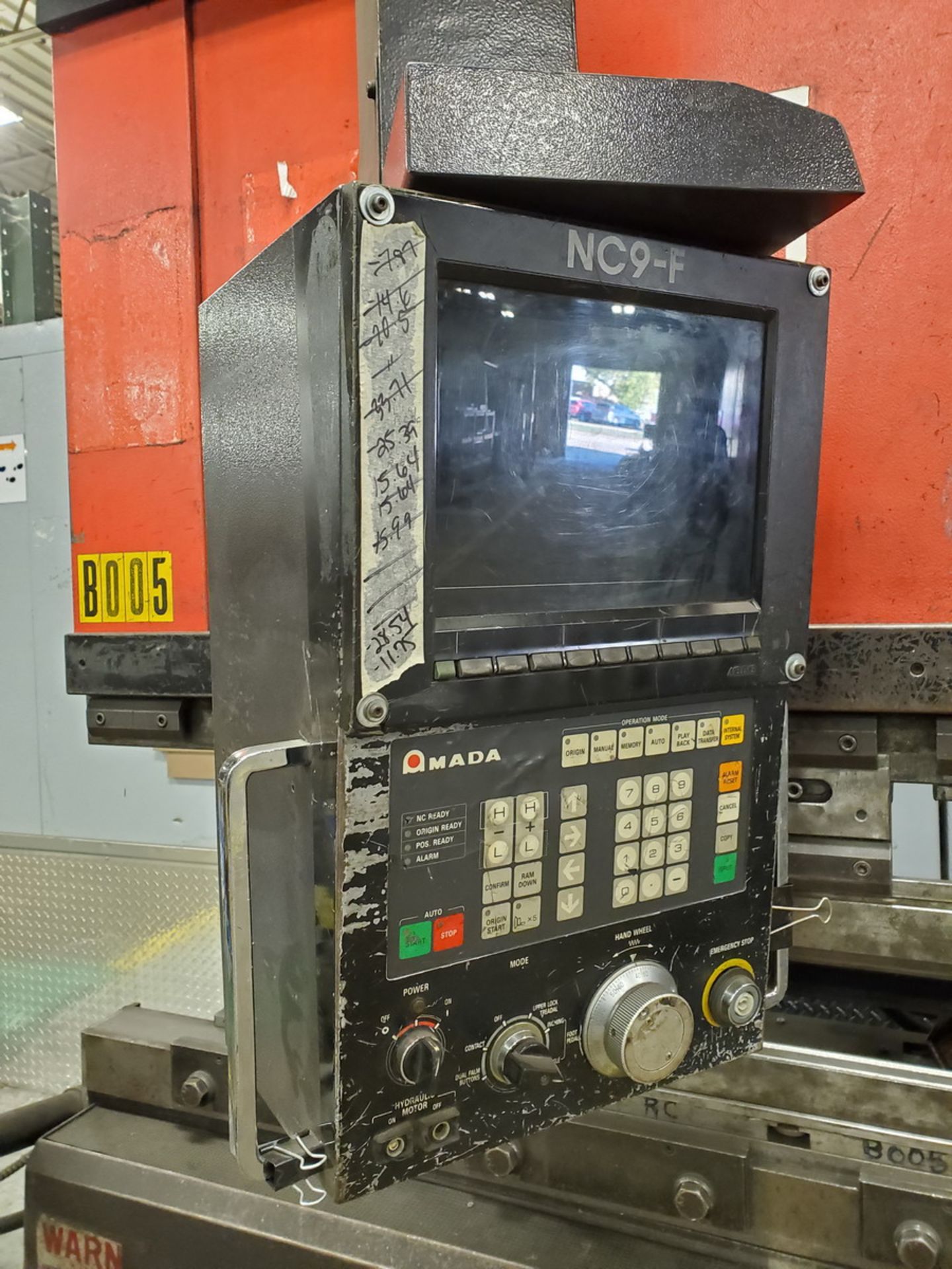 1993 Amada Fab 100D CNC Press Brake - Image 5 of 11