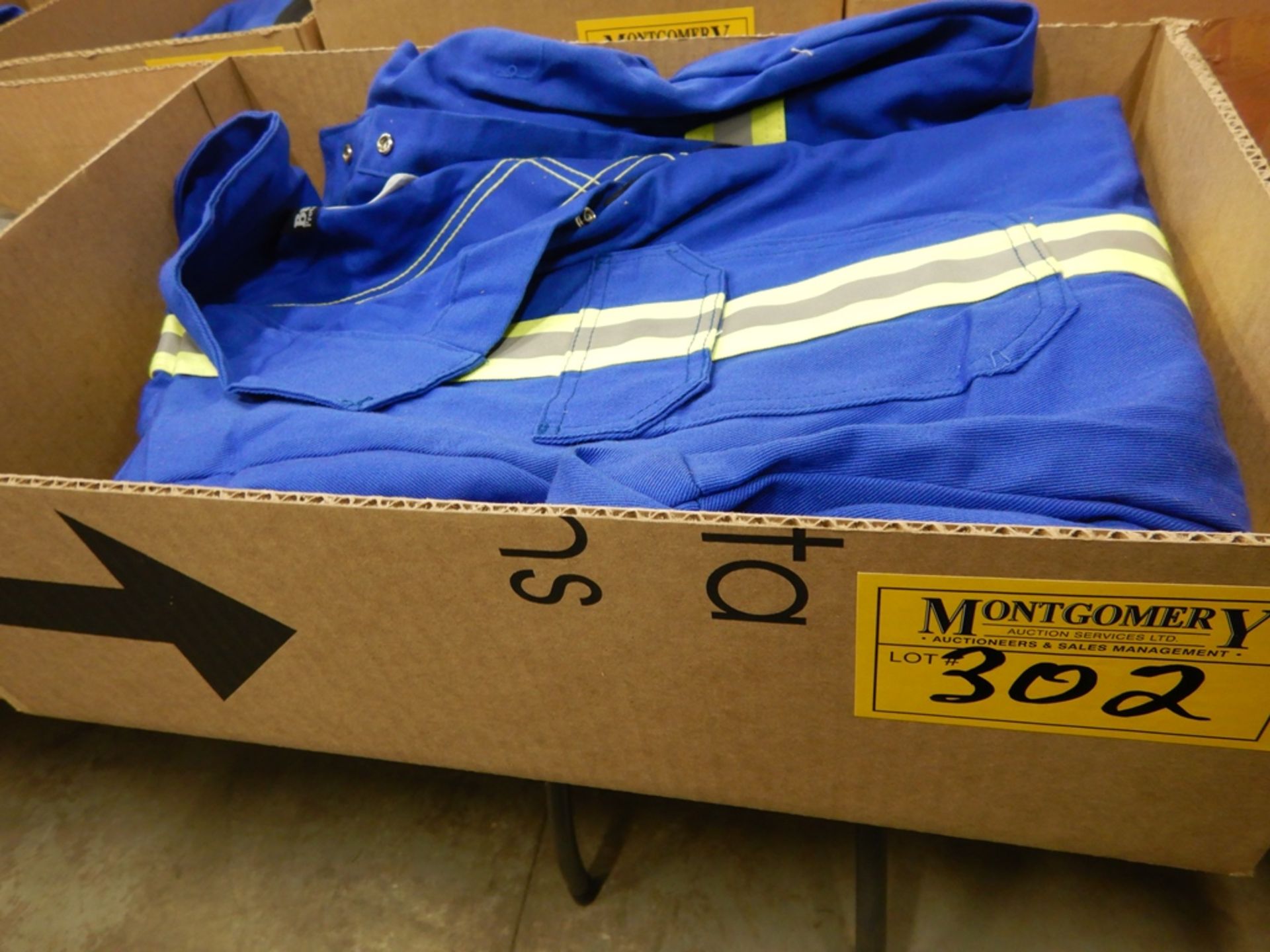 2-PR BULLWARK FR SAFETY COVERALLS, BLUE SIZE 44 - Image 2 of 2