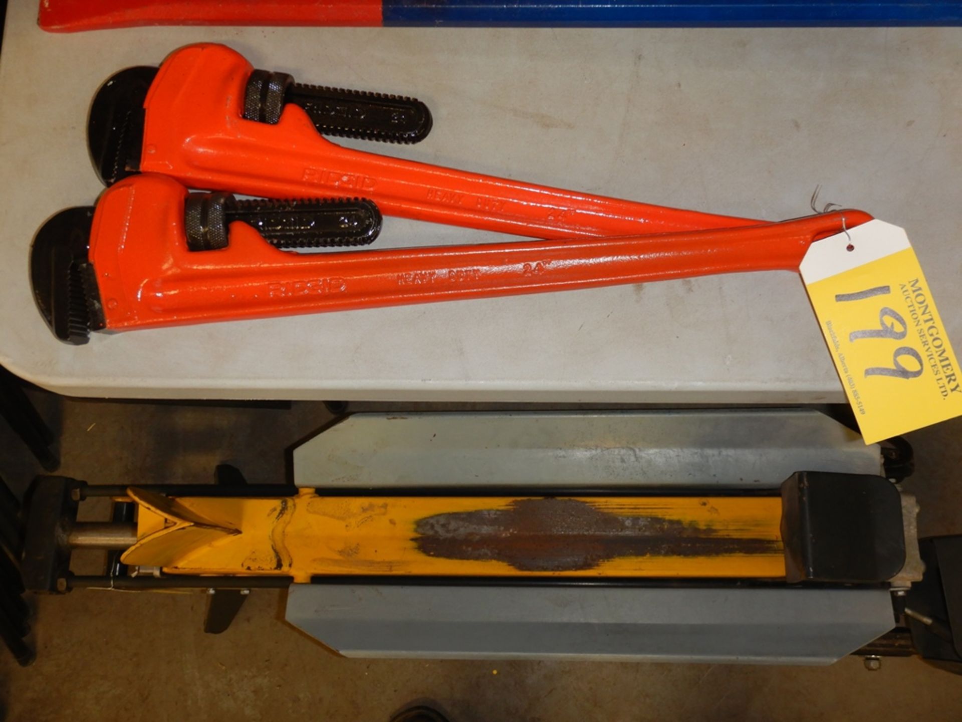 2-RIDGID 24" STEEL PIPE WRENCHES