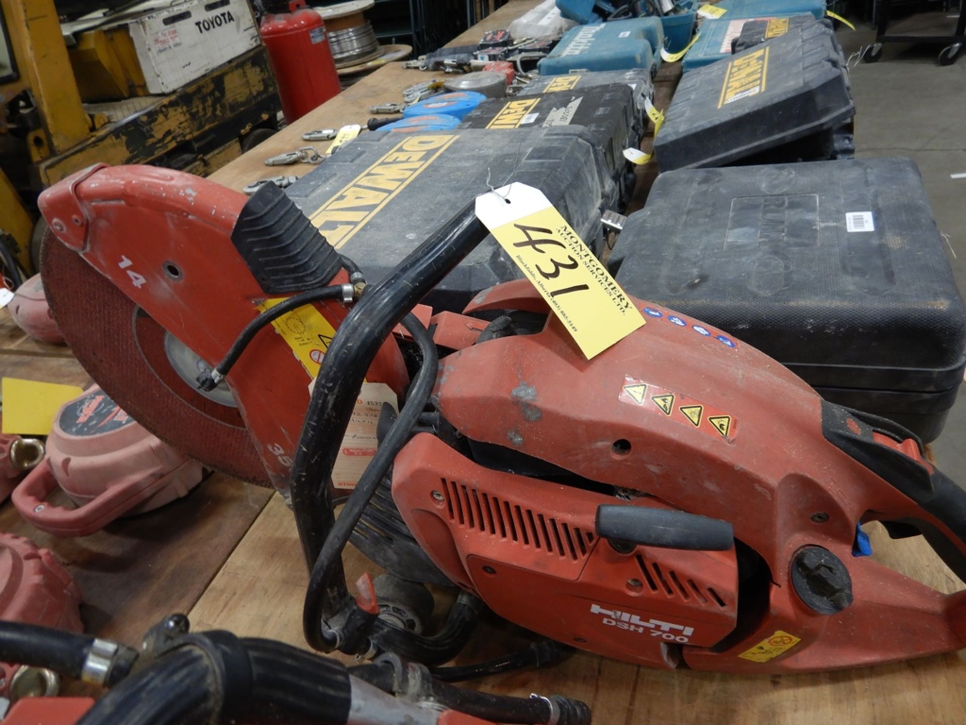 HILTI DS8700 GAS POWERED CHOP SAW, RECENTLY SERVICED