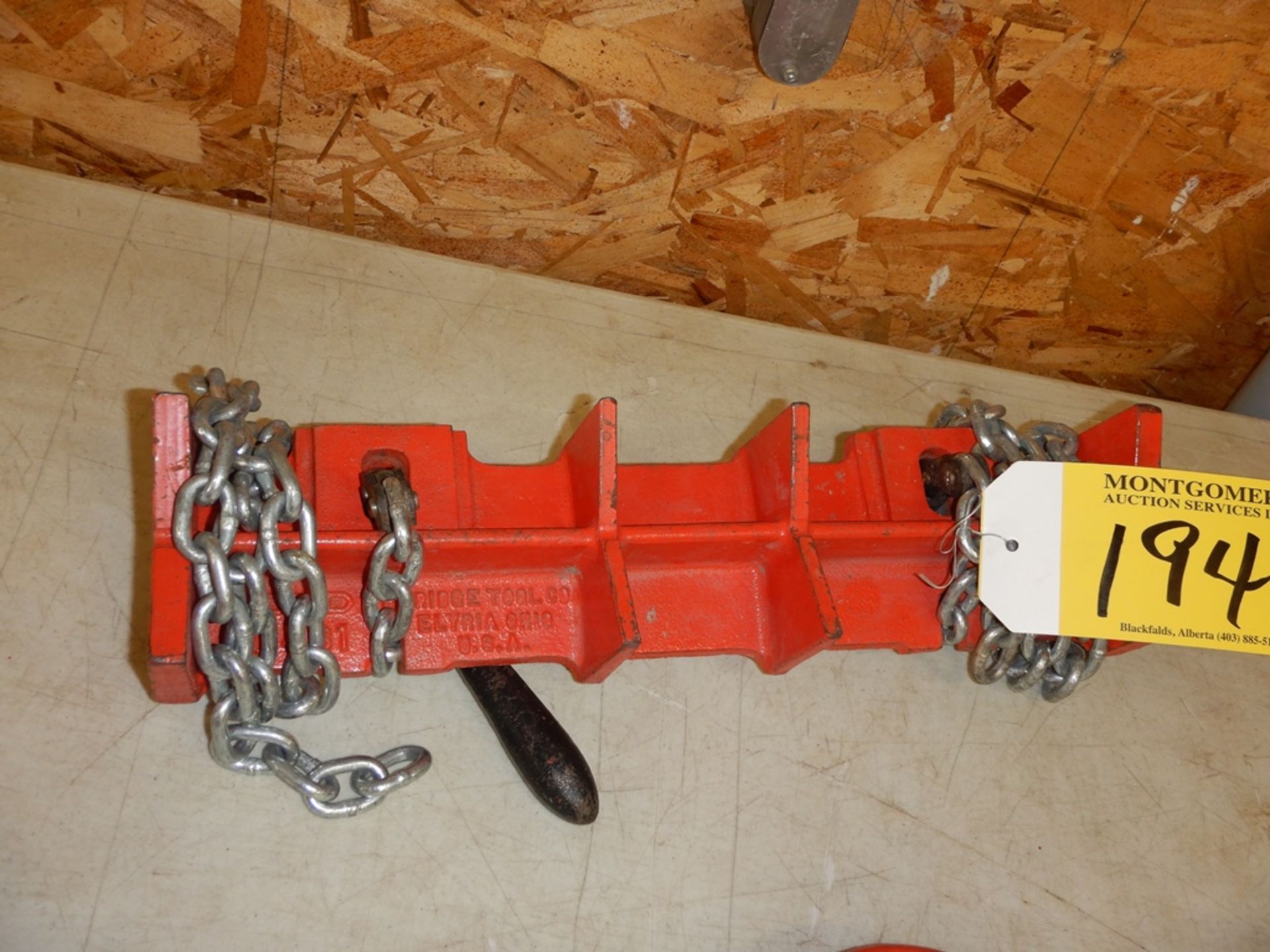 RIDGID 461 STRAIGHT PIPE WELDING VISE