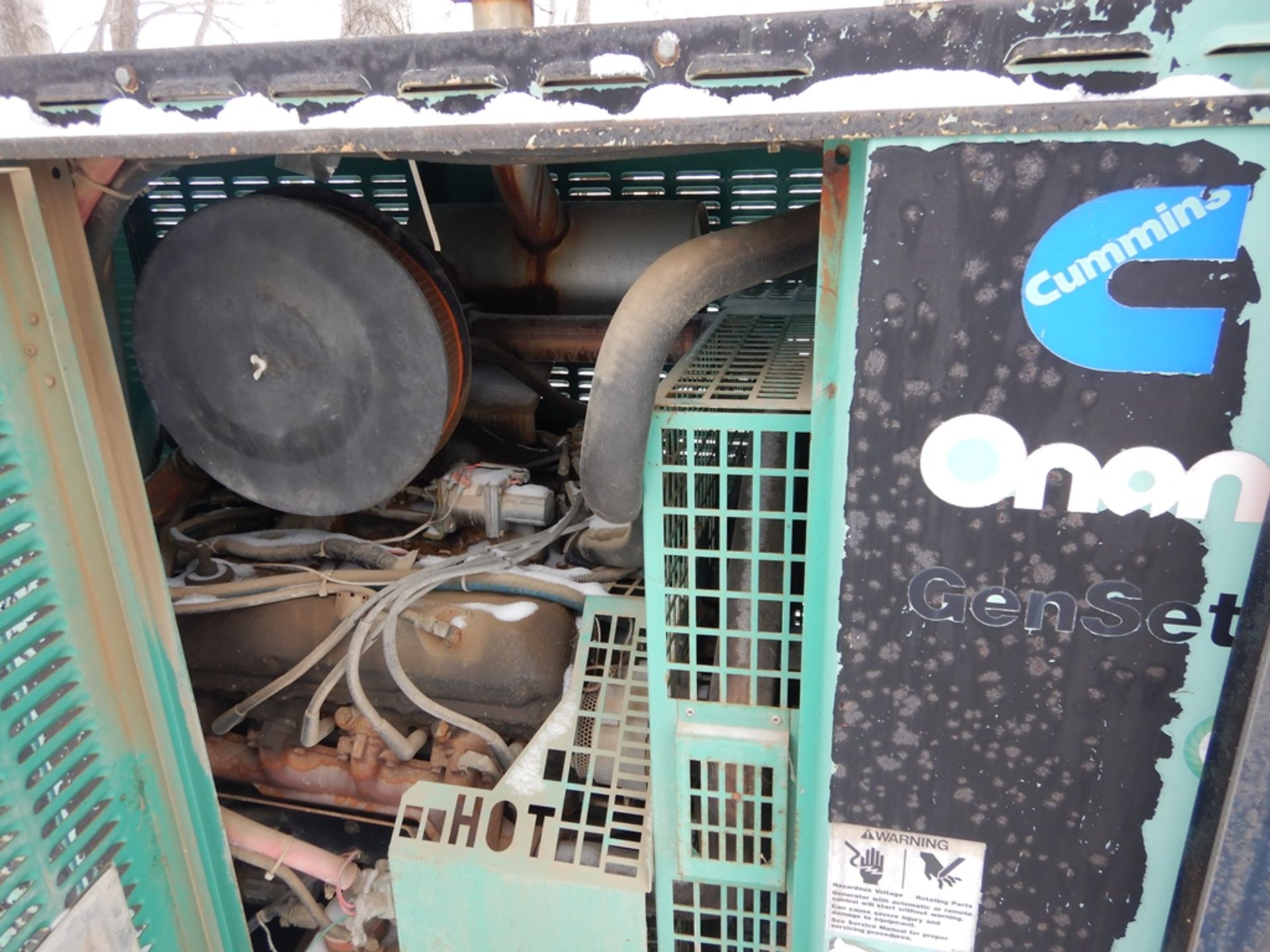 ONAN SKIDDED STAND BY POWER ENGINE W/FORD Ng ENGINE, MODEL 80GGHC, 80 KVA, 1/3 PHASE, - Image 2 of 6