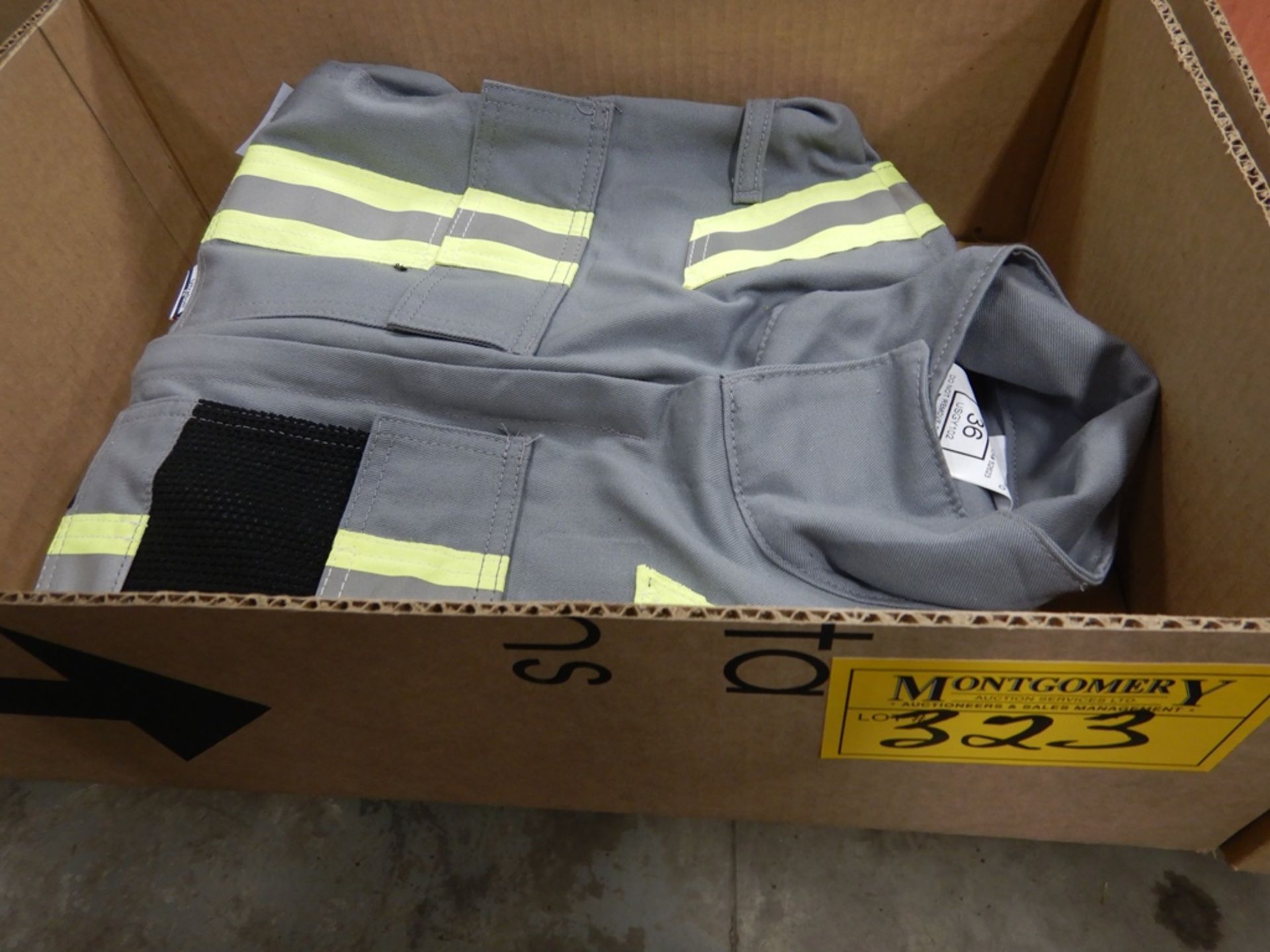 1-PR IFR SAFETY COVERALLS, GREY, SIZE 36