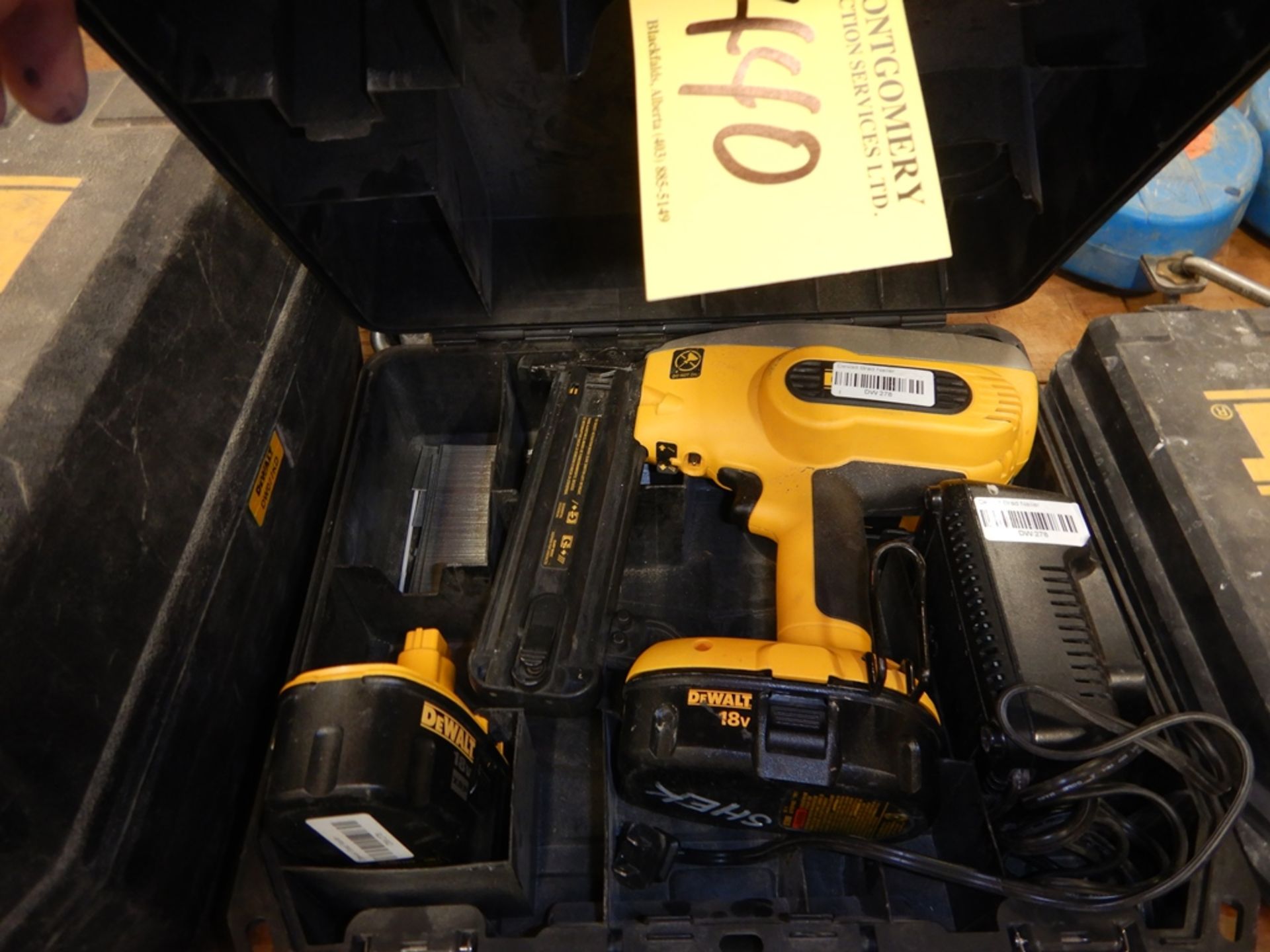 DEWALT CORDLESS BRAD NAILER