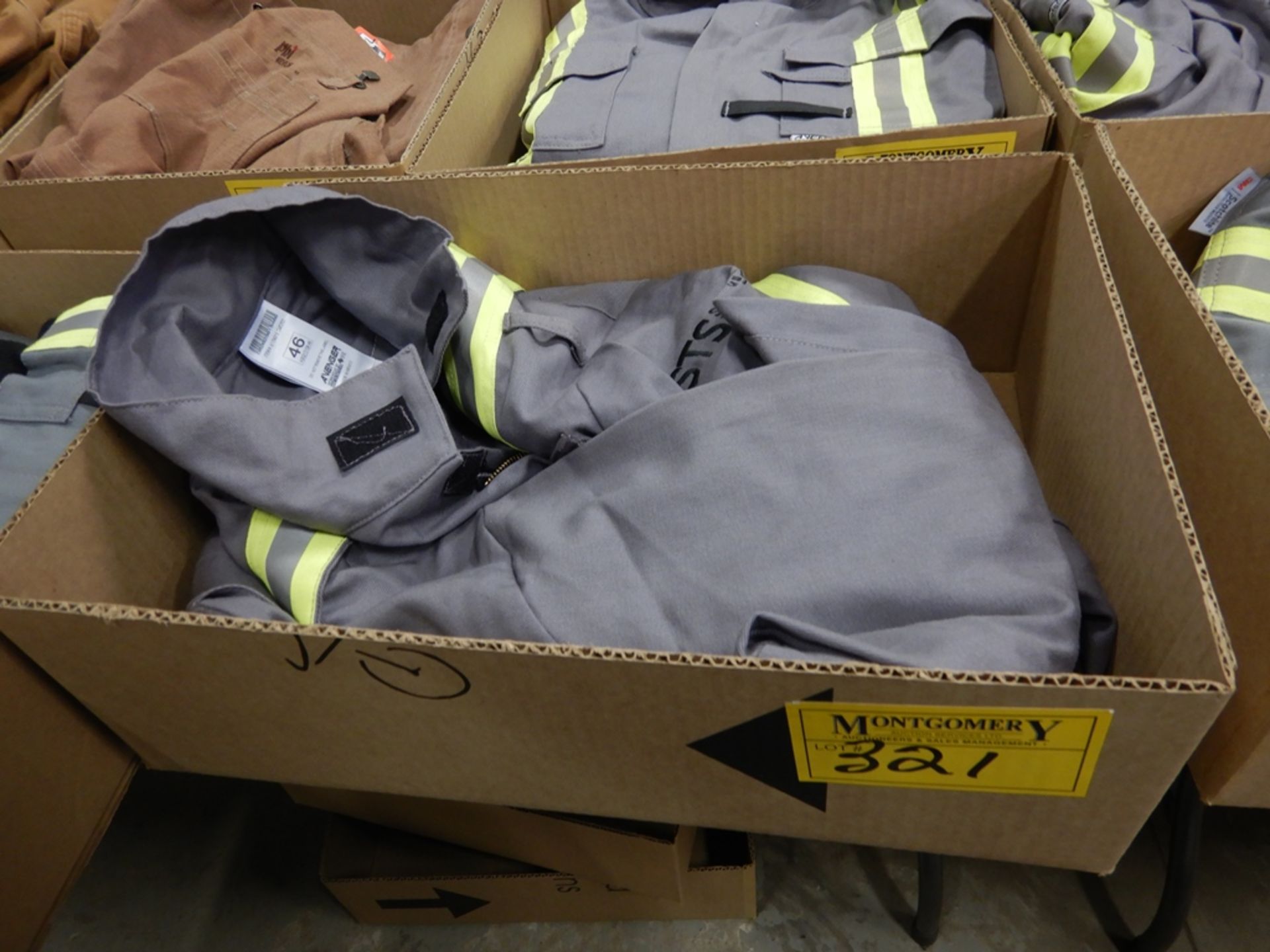 1-PR IFR SAFETY COVERALLS, GREY, SIZE 46