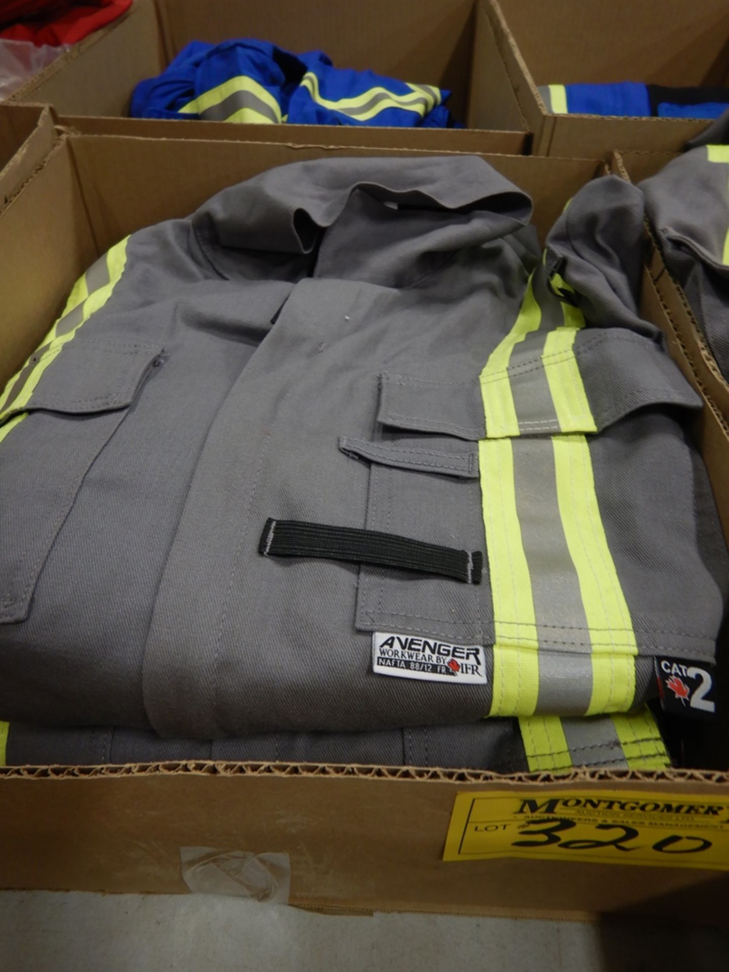 2-PR IFR SAFETY COVERALLS, GREY, SIZE50