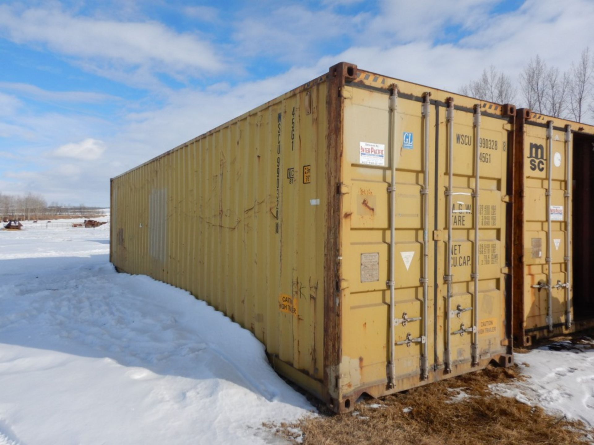 9FT X 40' HIGH CUBE STORAGE C-CAN