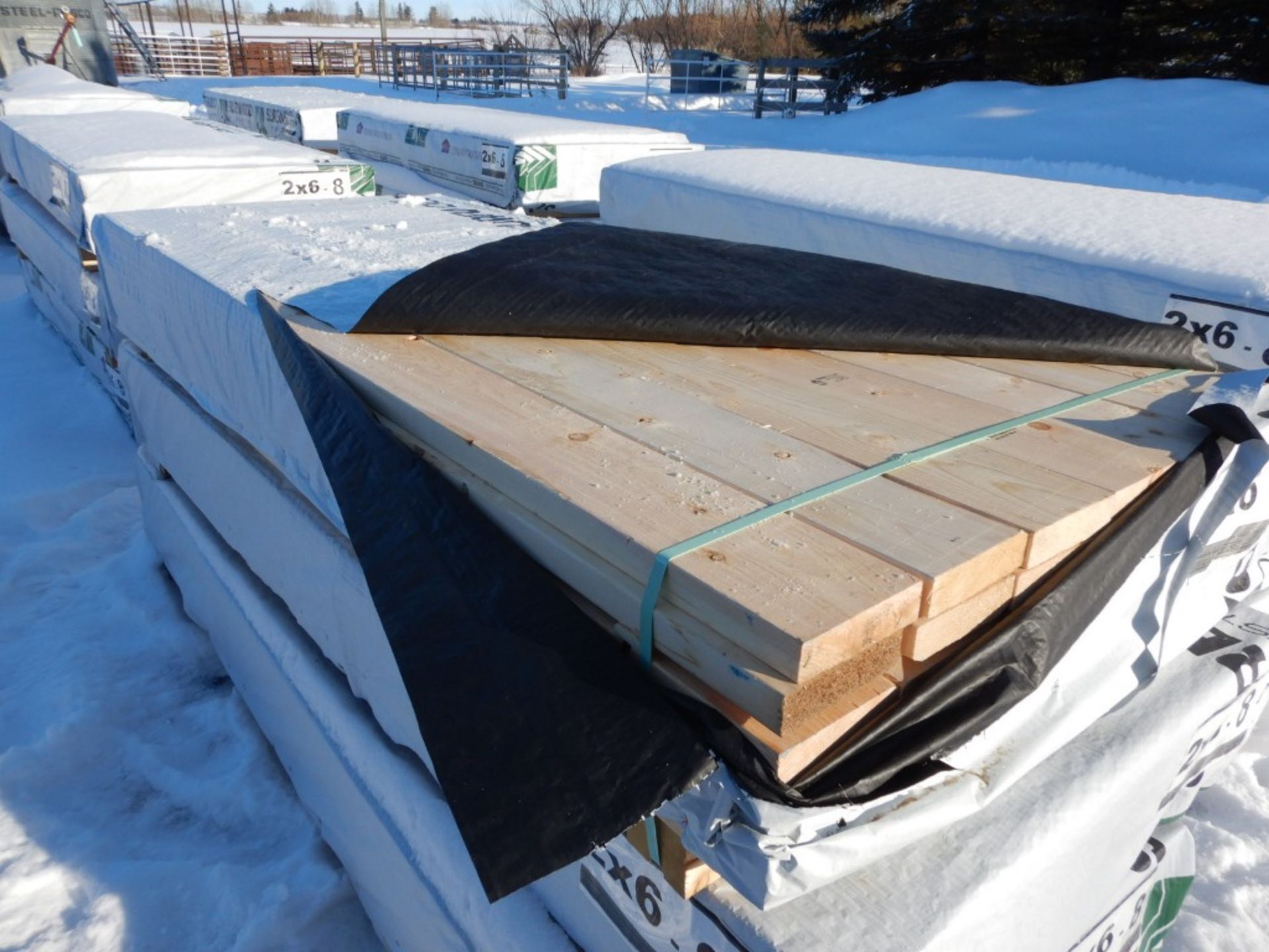 2X6X8' PLANED LUMBER, GRADE 2 OR BETTER, 42 PIECES