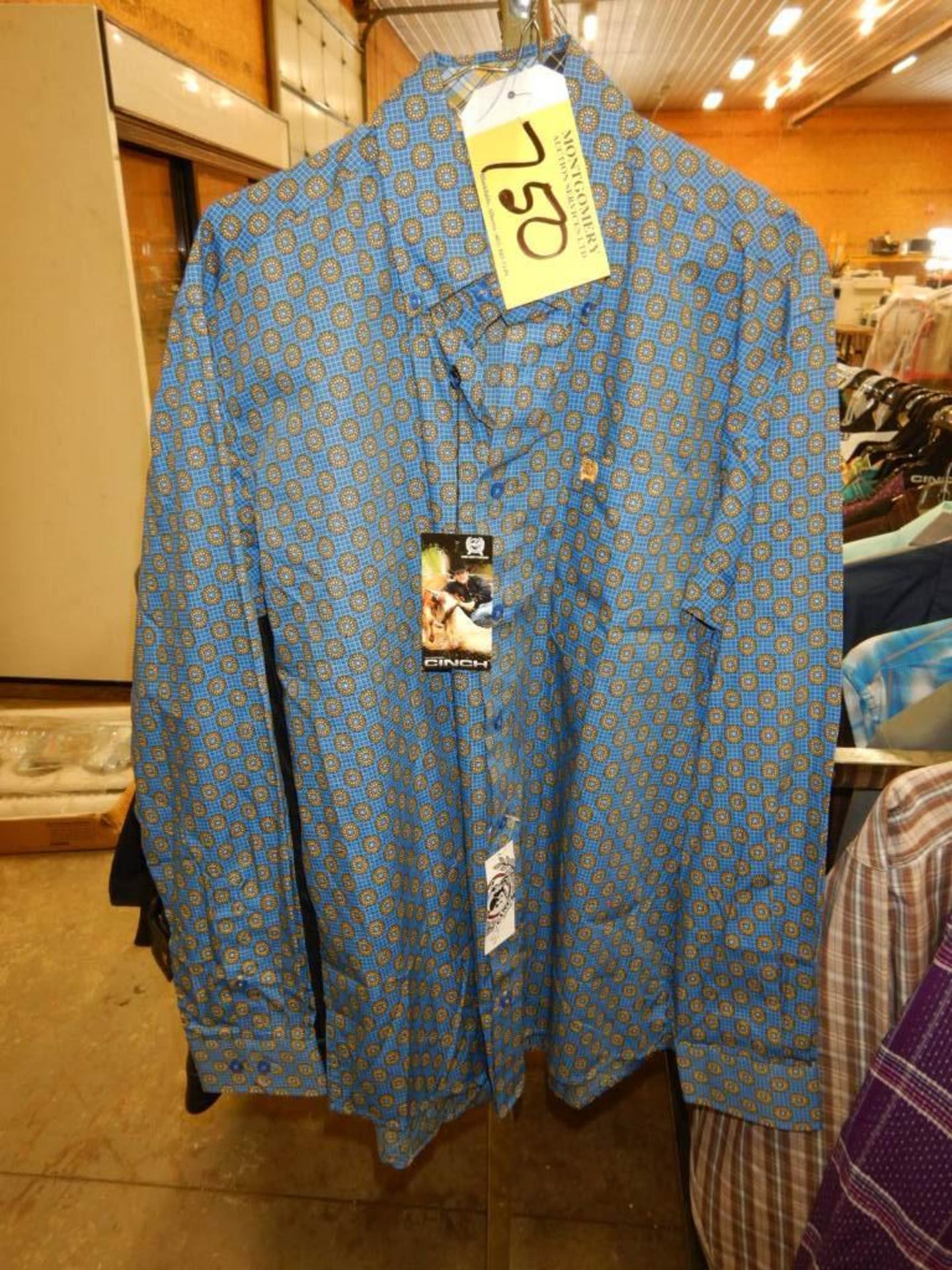 3-CINCH MENS BUTTON SHIRTS, SIZE S - Image 3 of 3