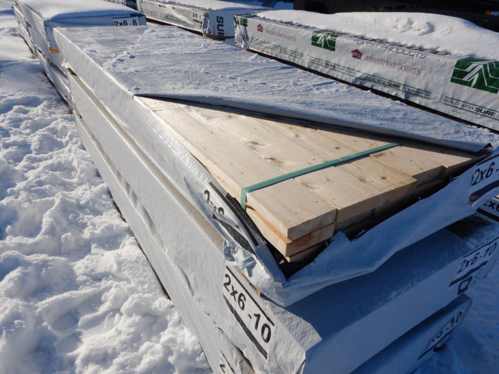 2X6X10' PLANED LUMBER, GRADE 2 OR BETTER, 42 PIECES