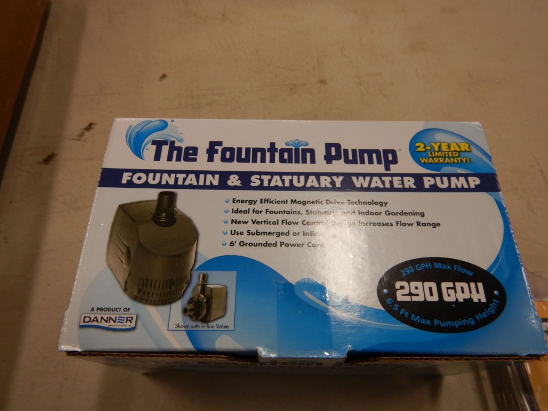 2-FOUNTAIN & STATUARY WATER PUMPS, AQUA TIMER - Image 2 of 3