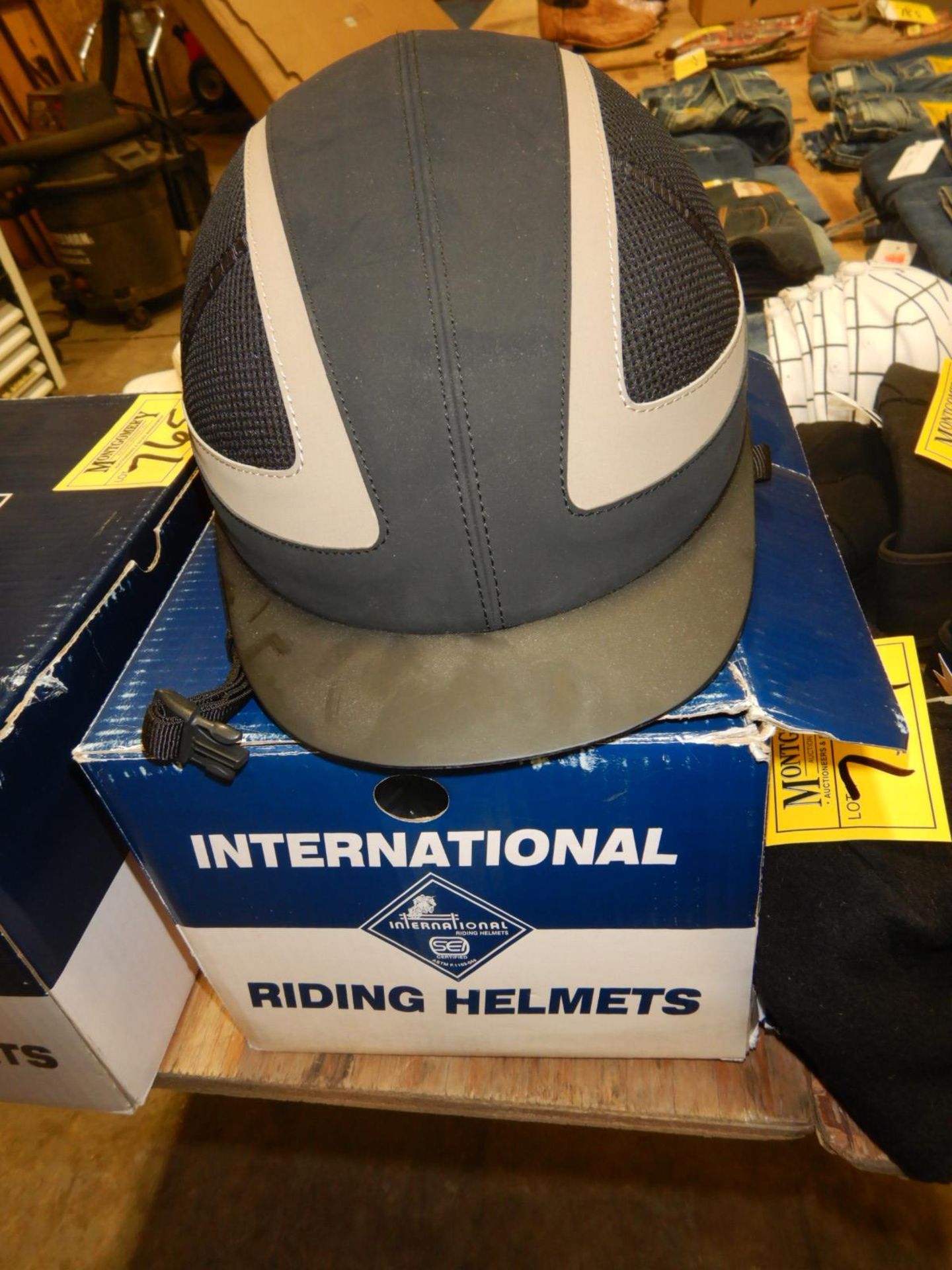 IRH INTELIGENCE RIDING HELMET, SIZE L, BLACK