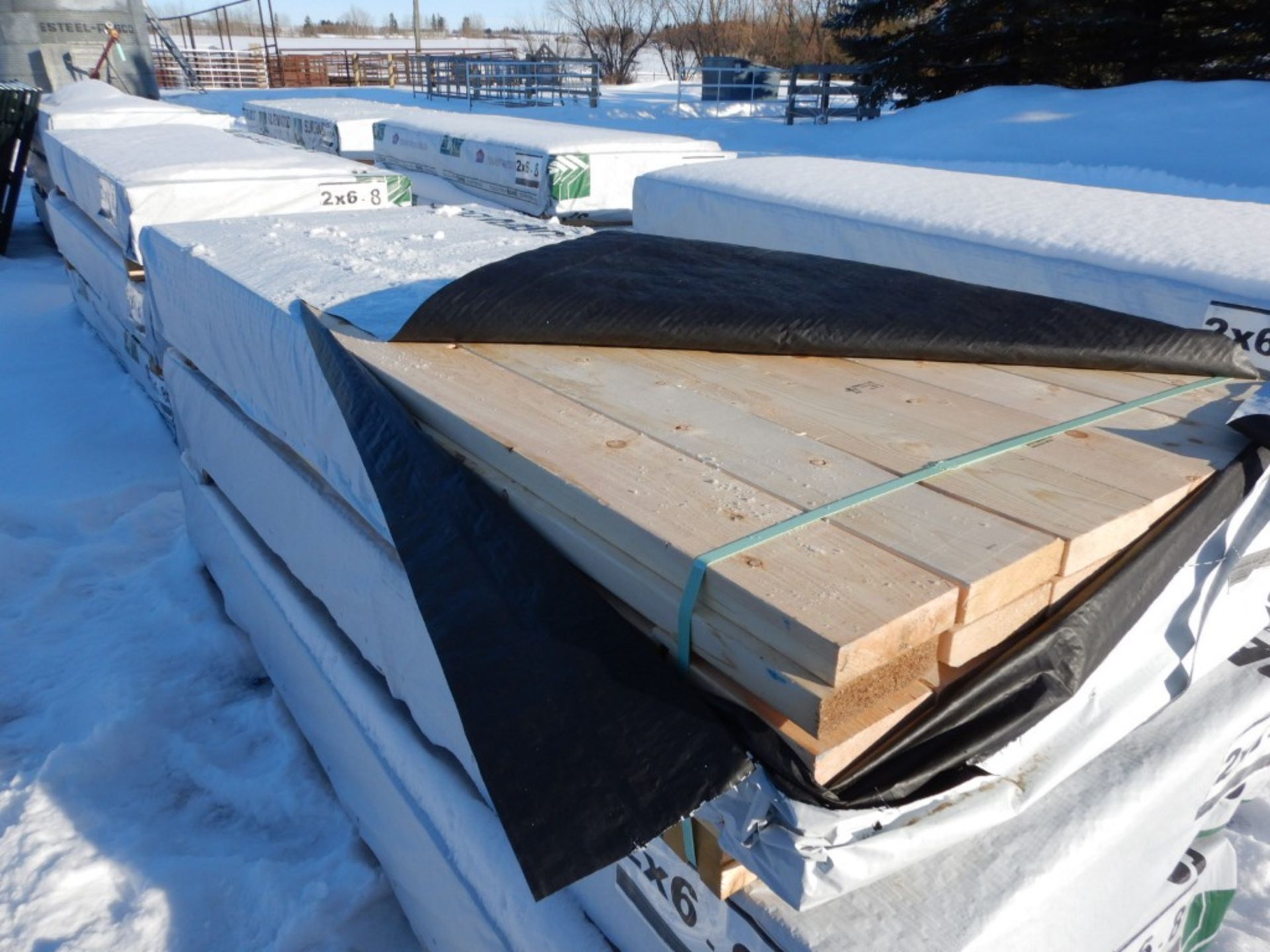 2X6X8' PLANED LUMBER, GRADE 2 OR BETTER, 42 PIECES